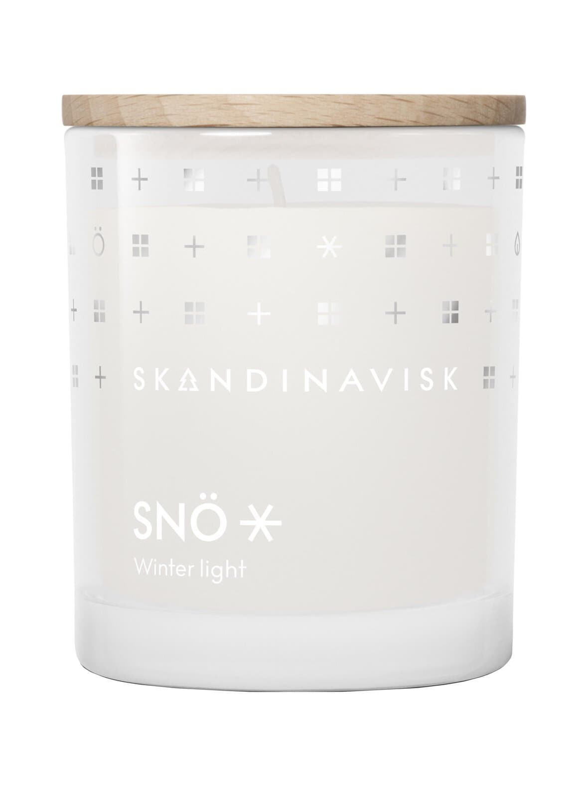Snö winter light scented candle -tuoksukynttilä 65 g – Skandinavisk