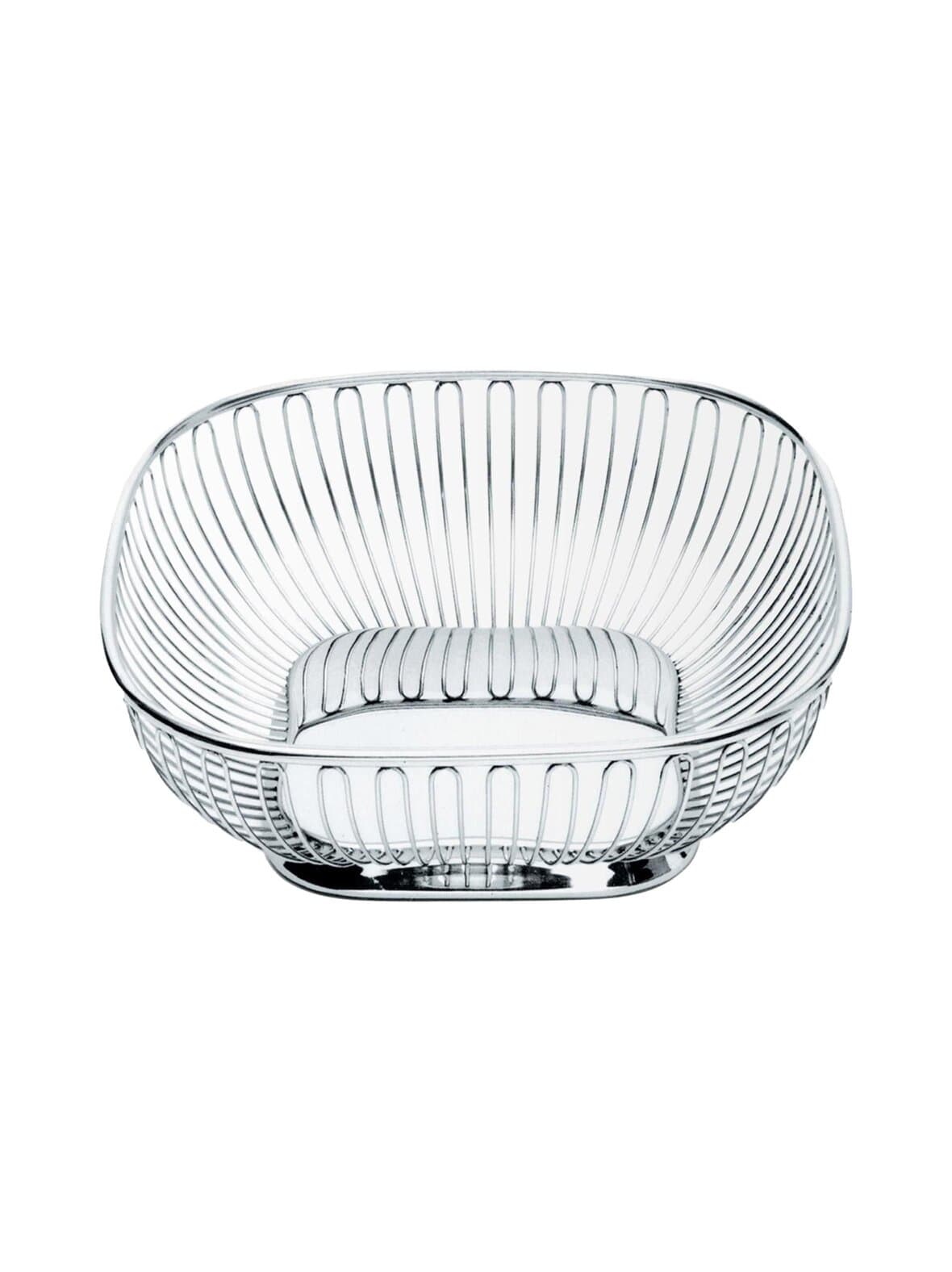 Nelikulmainen teräslankakori 23 x 23 cm – Alessi
