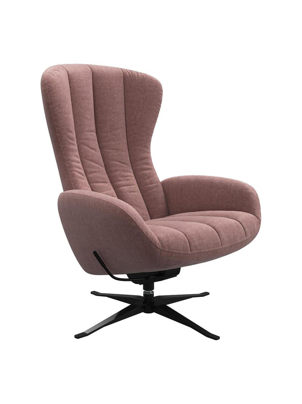 Tilburg-nojatuoli ravello-kangas 3224 murrettu roosa – BoConcept