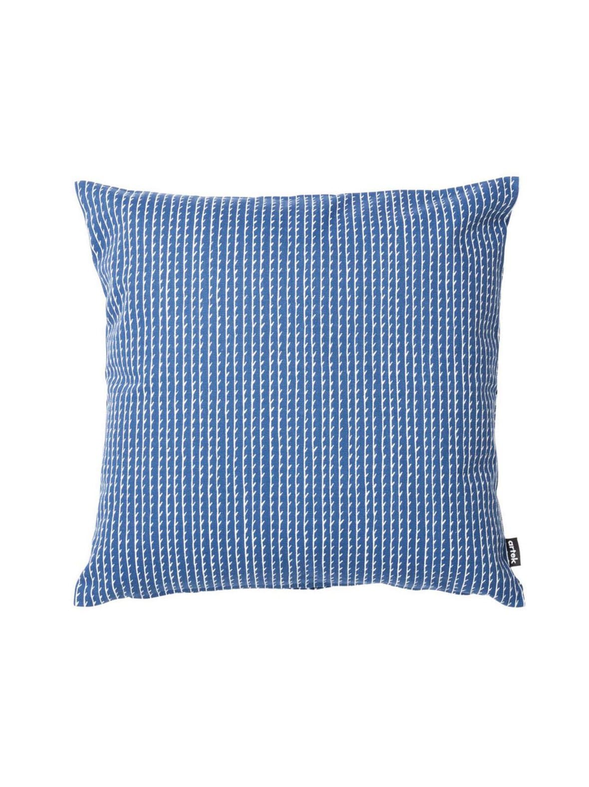 Rivi-tyynynpäällinen sininen/valkoinen 50 x 50 cm – Artek