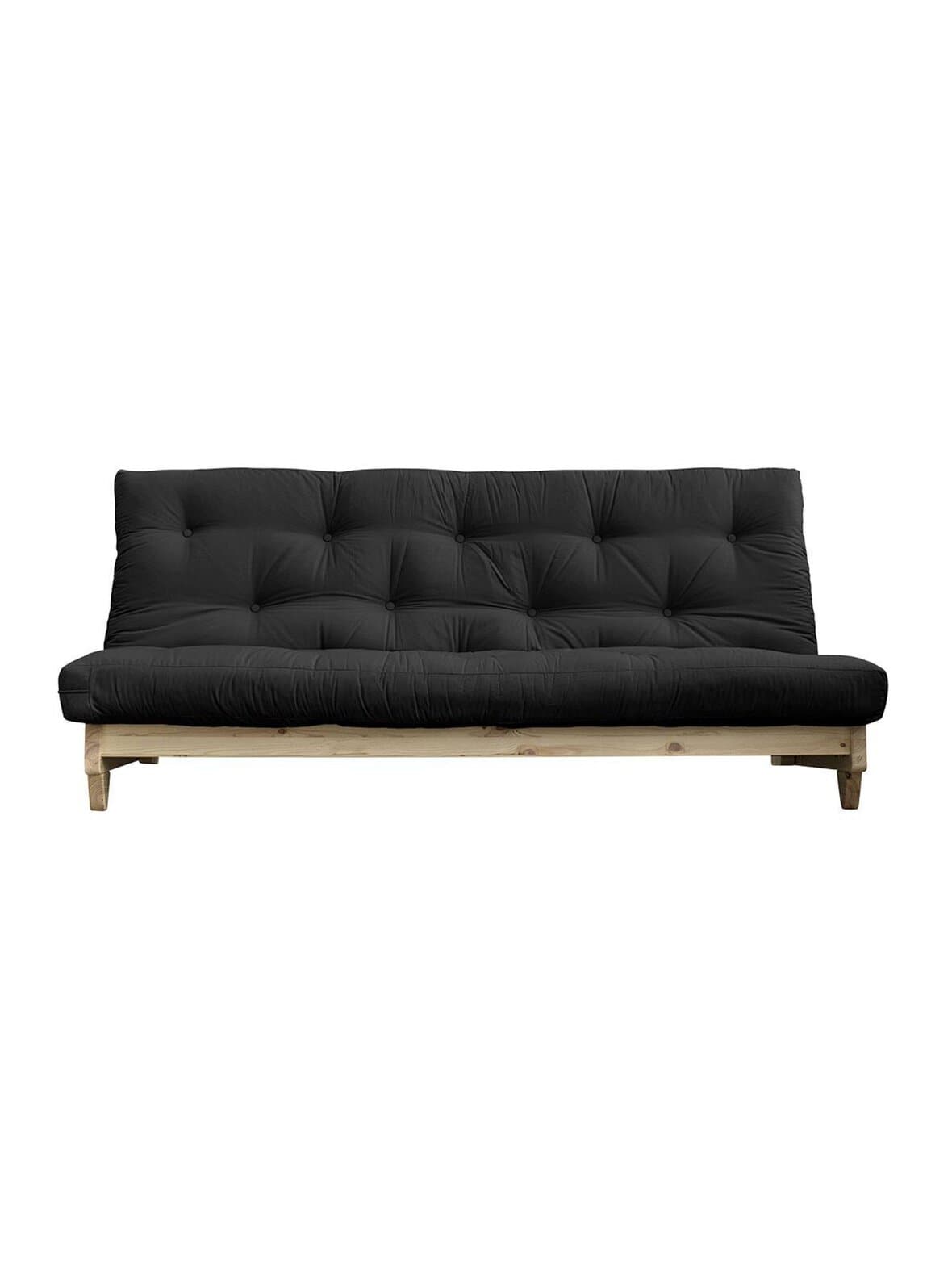 Fresh-futonsohva dark grey/mänty l 200 cm – Karup