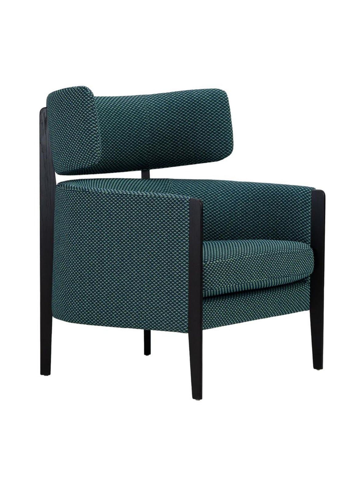 Garbo-nojatuoli narita-kangas 027 vihreä / musta – Adea