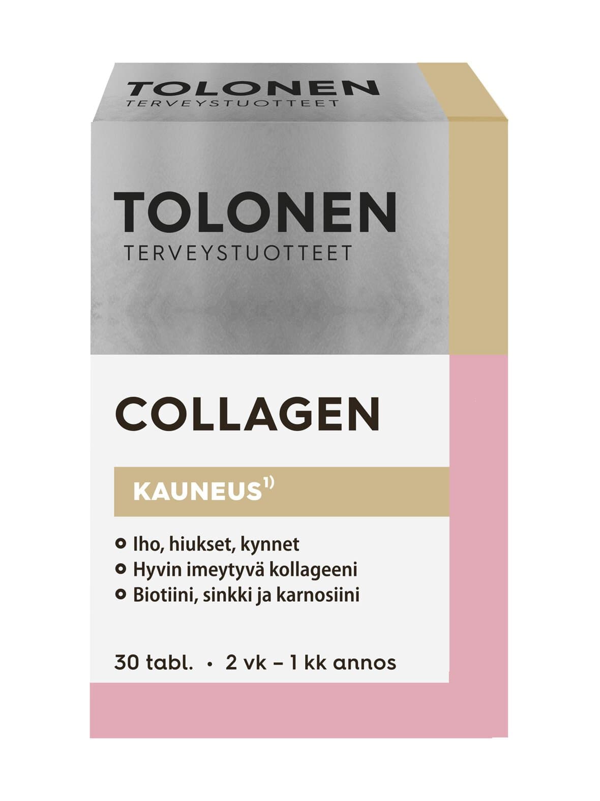 Collagen -ravintolisä 30 kaps – Tolonen