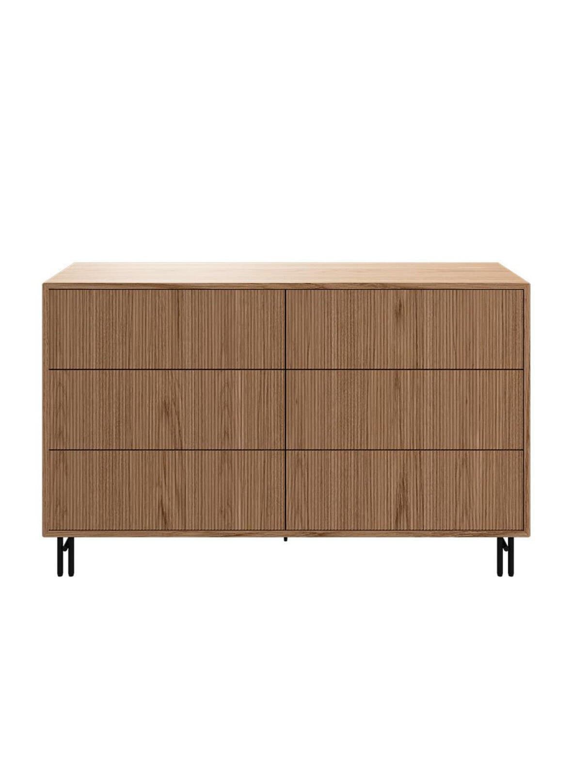 Element-lipasto tammi/musta 91 x 150 cm – BoConcept