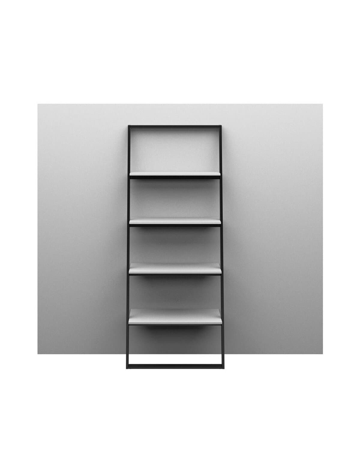 Bordeaux-seinähylly valkoinen/mattamusta k 161 cm – BoConcept