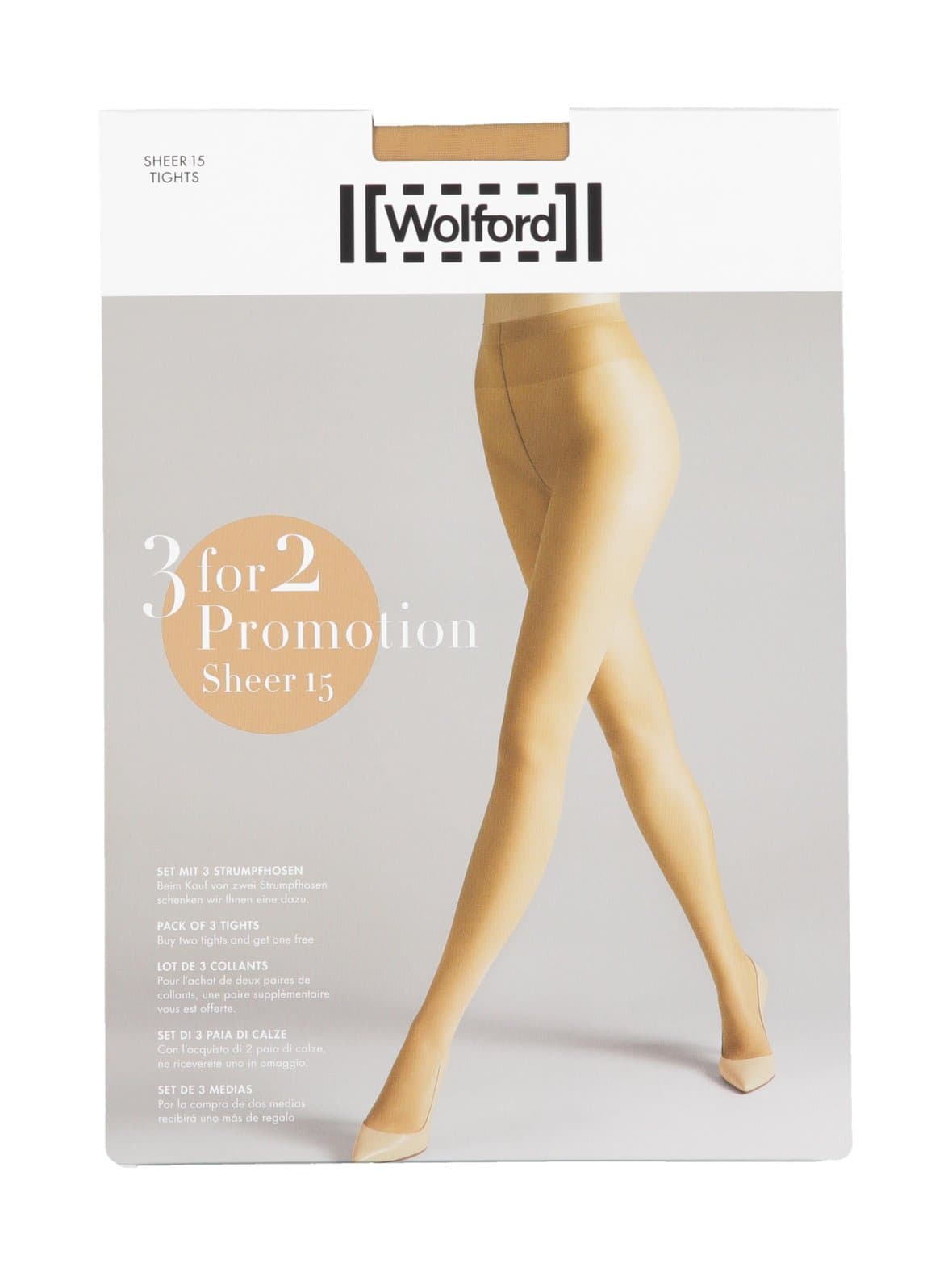 Sheer 15 den -sukkahousut 3-pack – Wolford