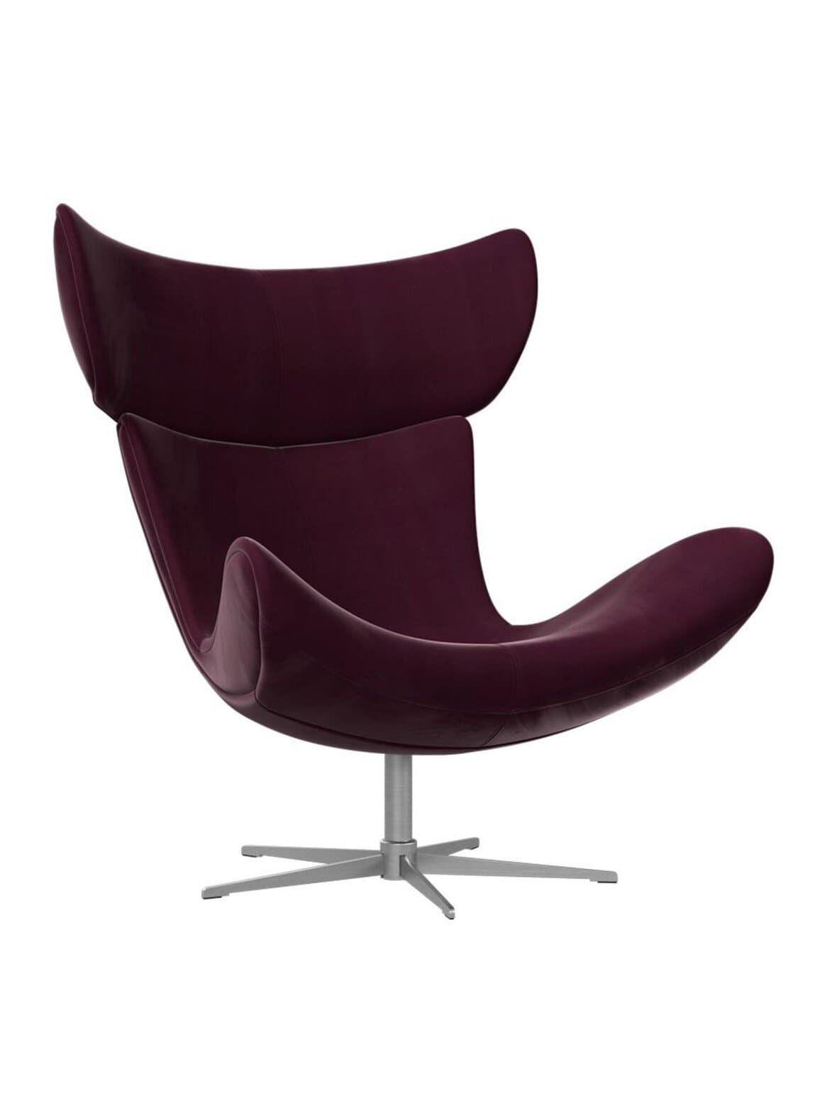 Imola-nojatuoli bologna-kangas 3258 kirsikanpunainen / teräs – BoConcept