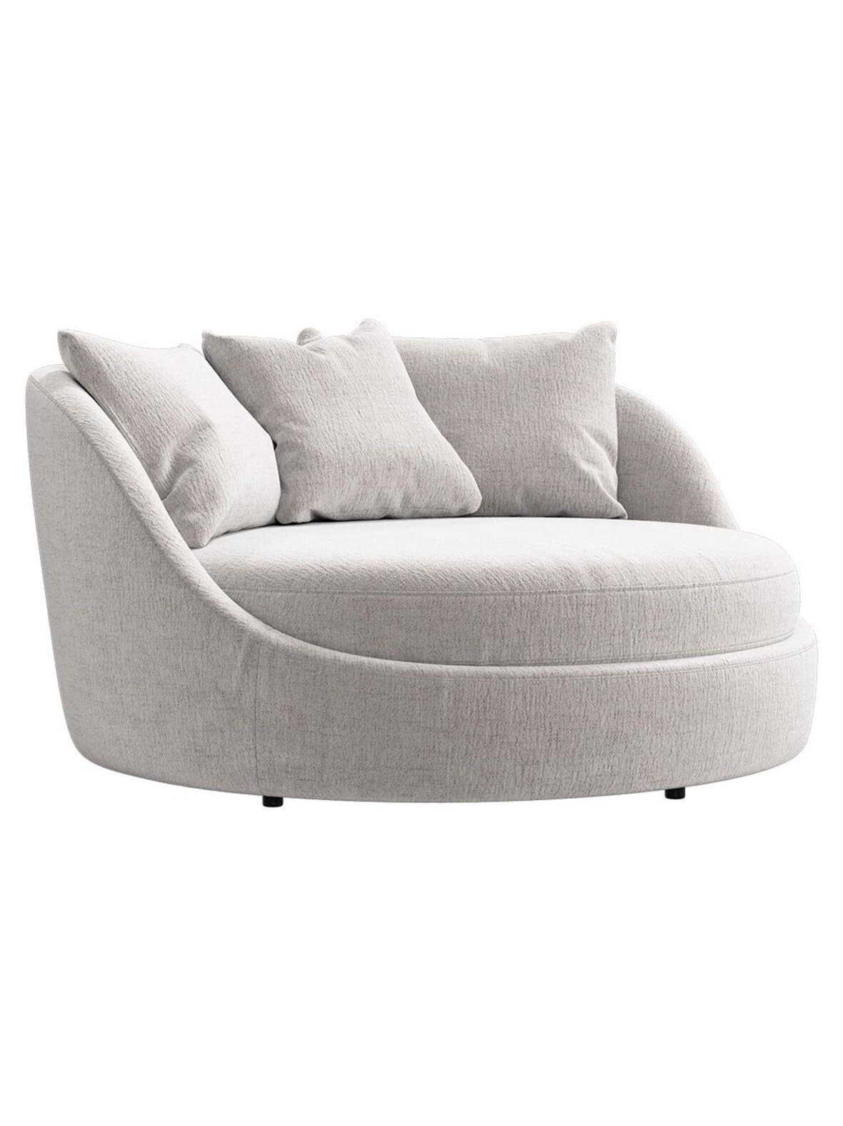 Ø-nojatuoli lucca-kangas 1600 valkoinen 142 x 140 cm – BoConcept