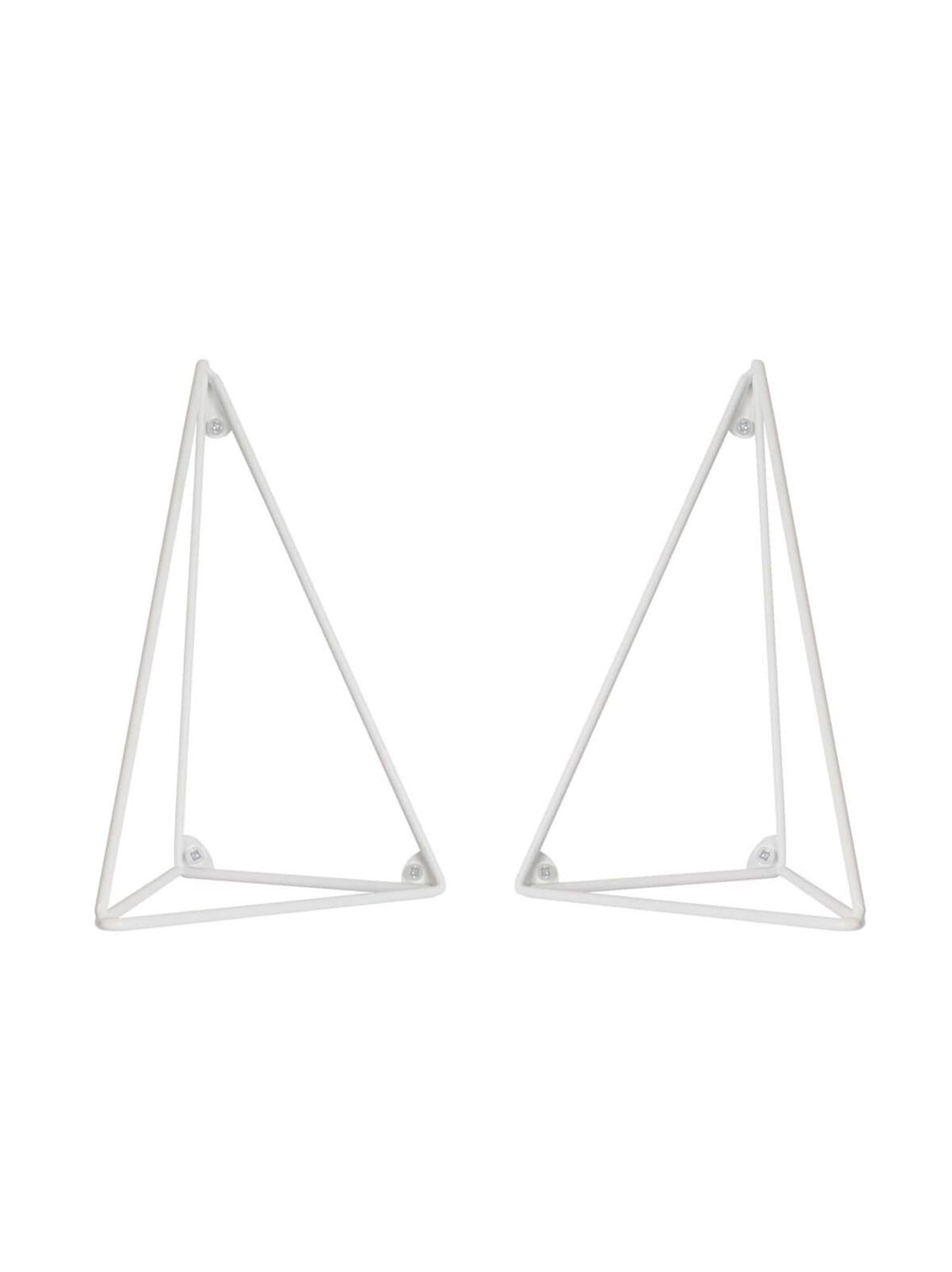 Pythagoras-hyllynkannattimet 2 kpl white – Maze