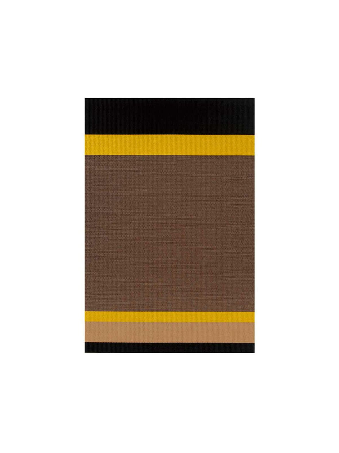Panorama-matto black-natural 170 x 240 cm – Woodnotes