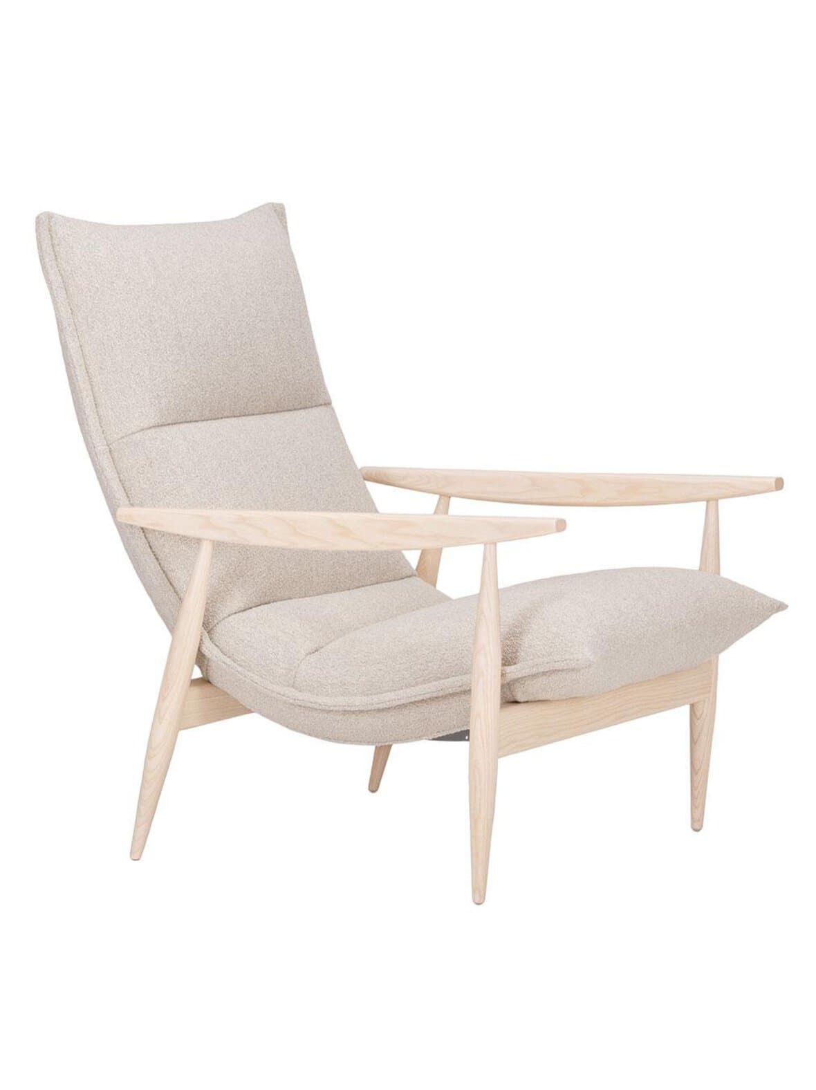 Tao-nojatuoli orsetto-kangas 0012 beige / tammi – Adea