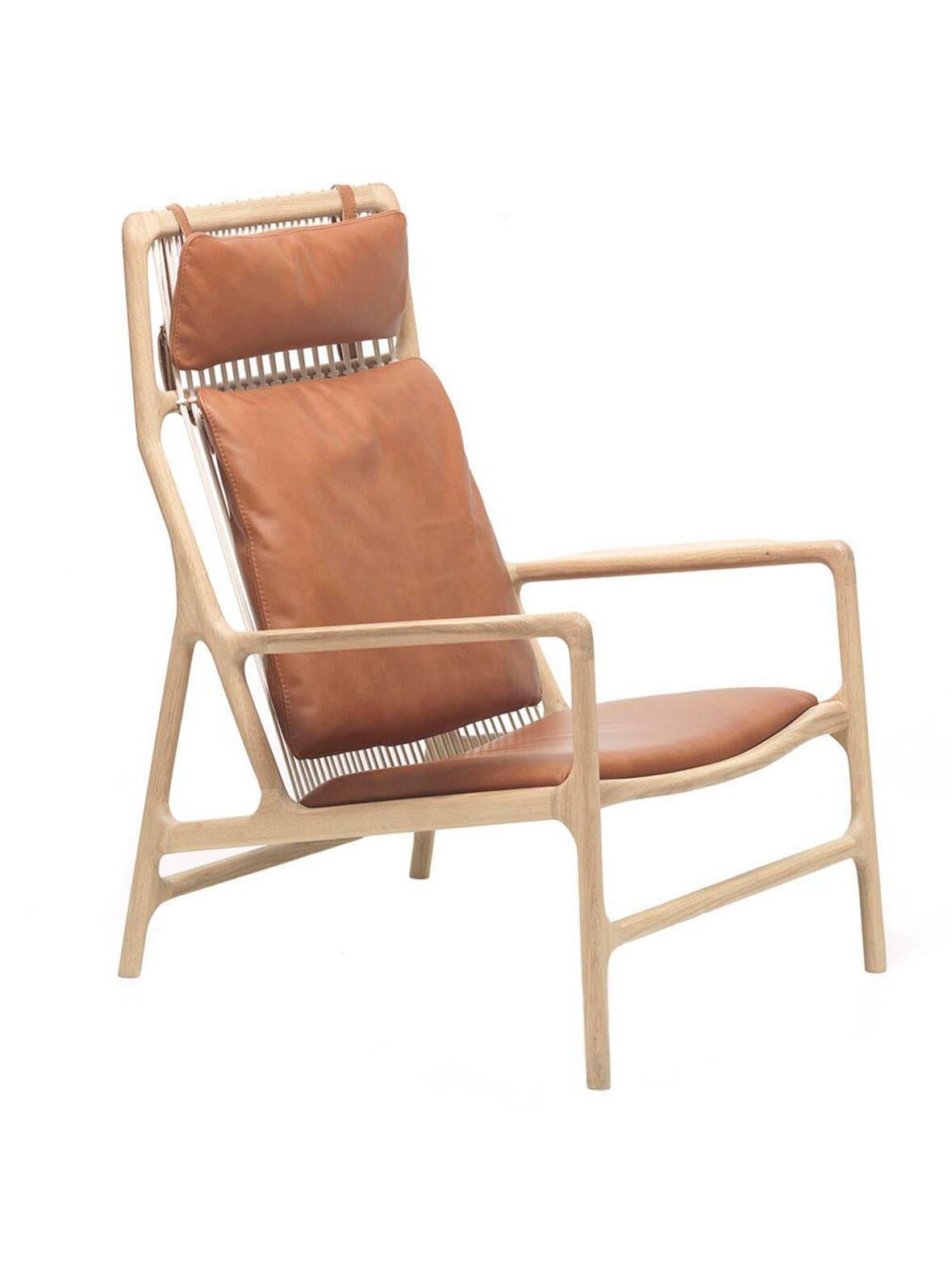 Dedo-nojatuoli dakar whisky -nahka 2732/tammi – Gazzda