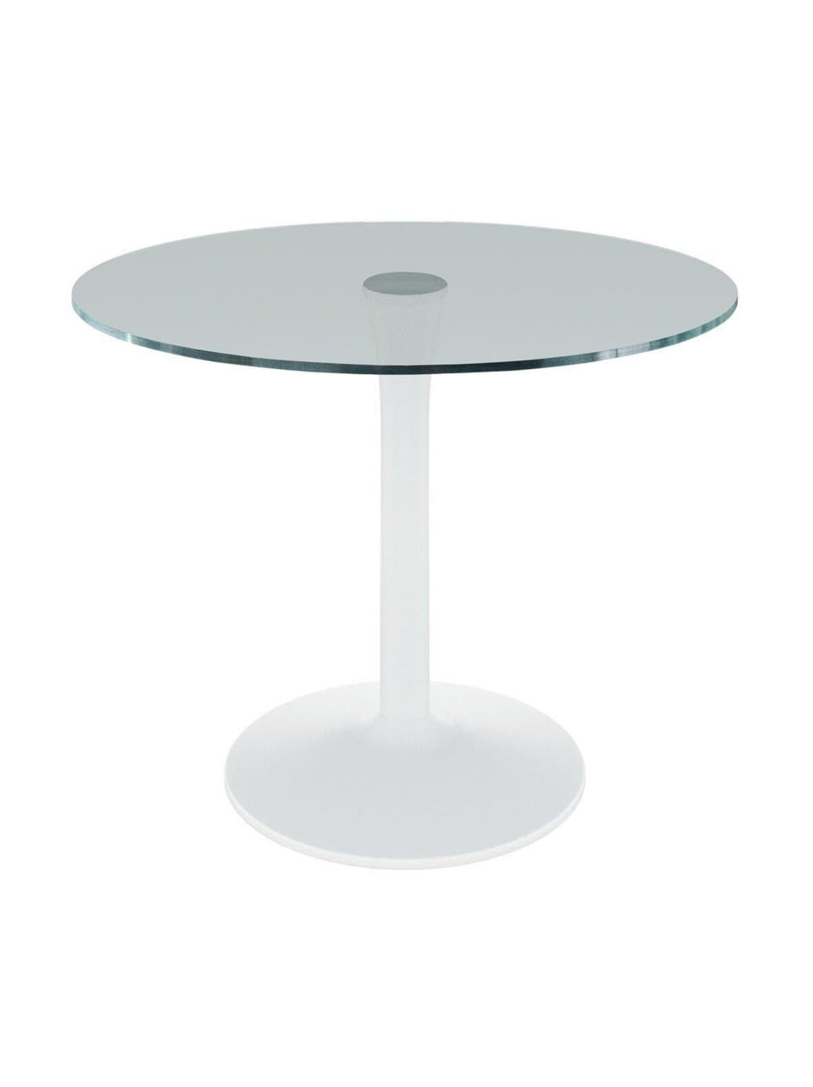 New york -ruokapöytä kirkas lasi ⌀ 99 cm – BoConcept