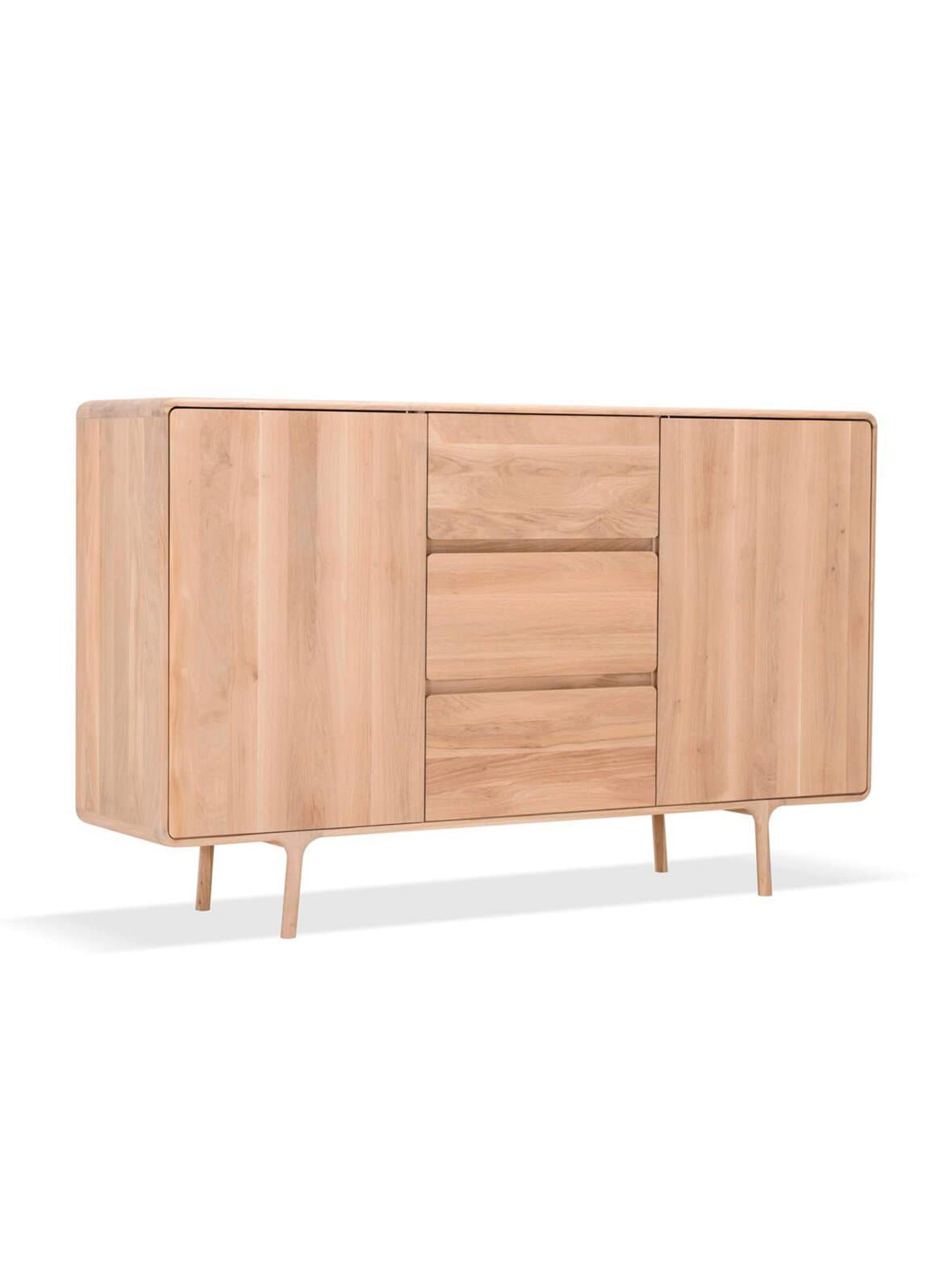 Fawn-senkki valkovahattu tammi 180 x 110 cm – Gazzda