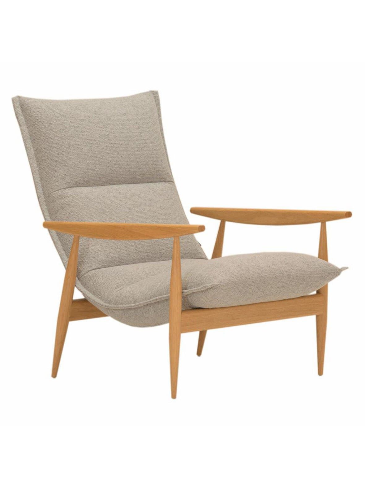 Tao-nojatuoli verso-kangas 149 harmaanbeige / tammi – Adea