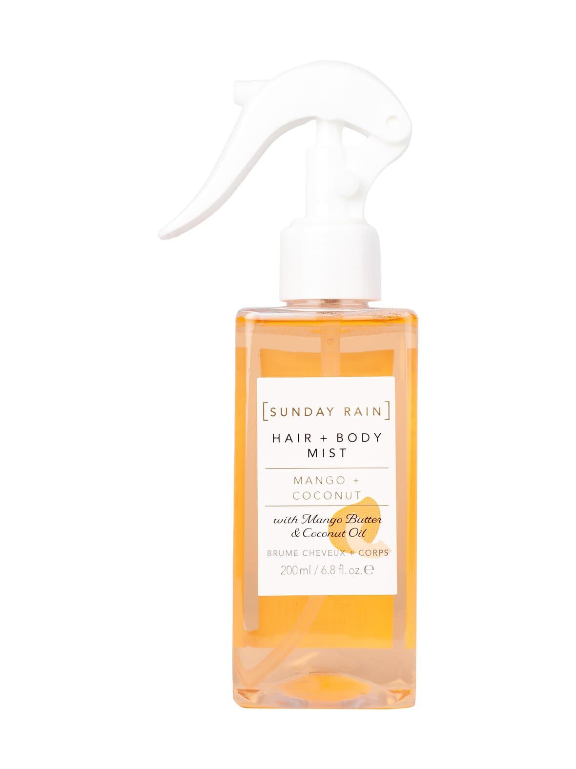 Mango & coconut hair & body mist -hius & vartalosuihke – Sunday Rain