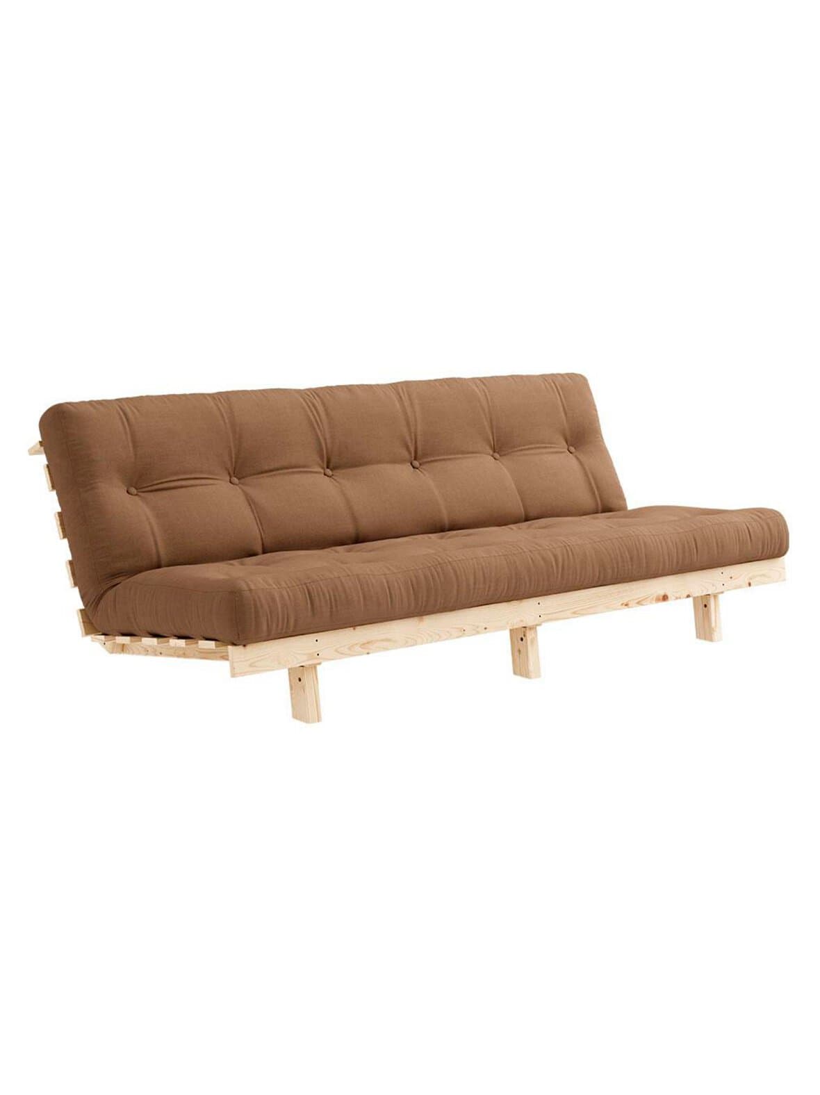 Lean-futonsohva mocca / mänty l 190 cm – Karup