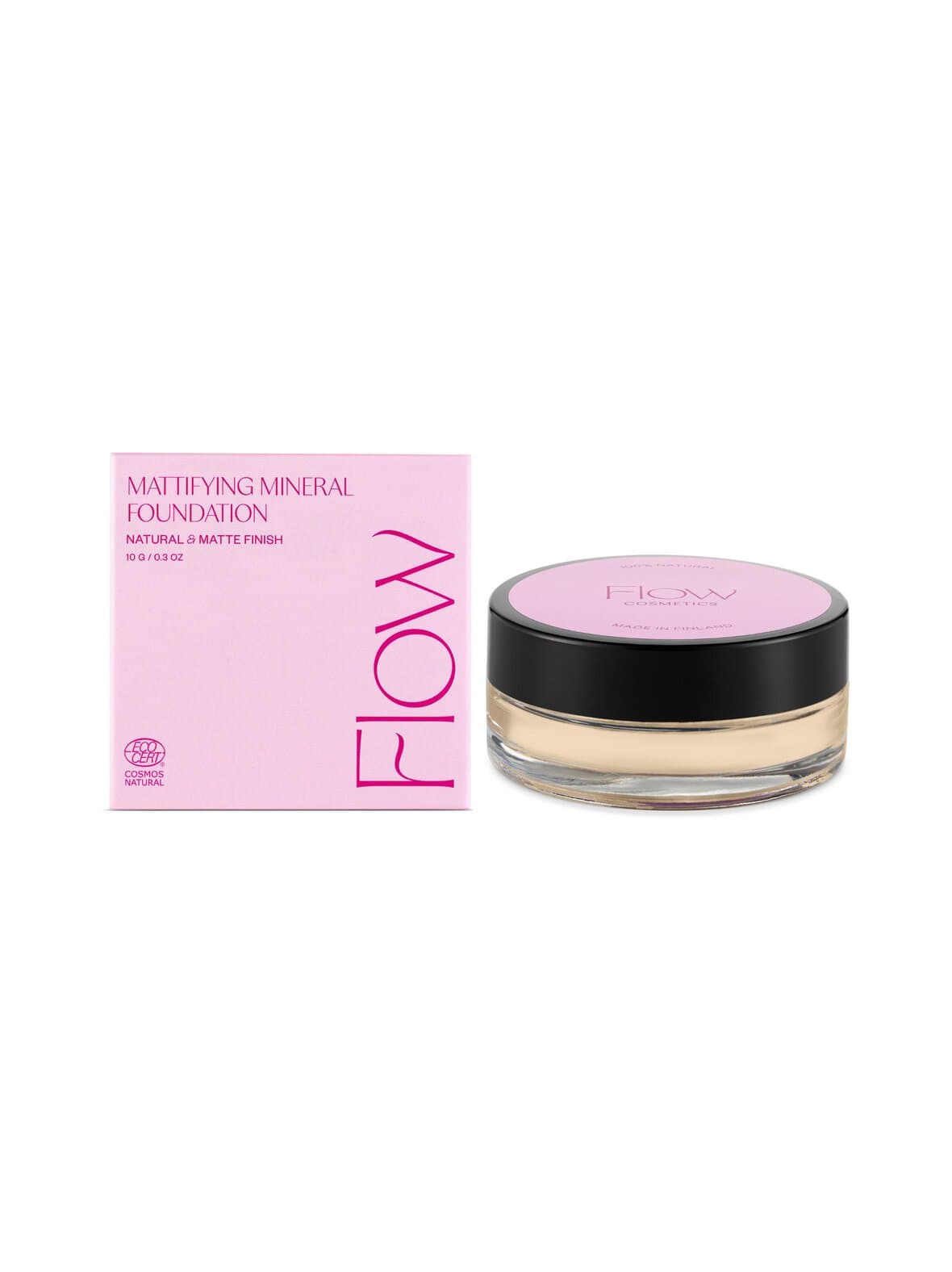 Mattifying mineral foundation -mineraalimeikkipohja – Flow Cosmetics
