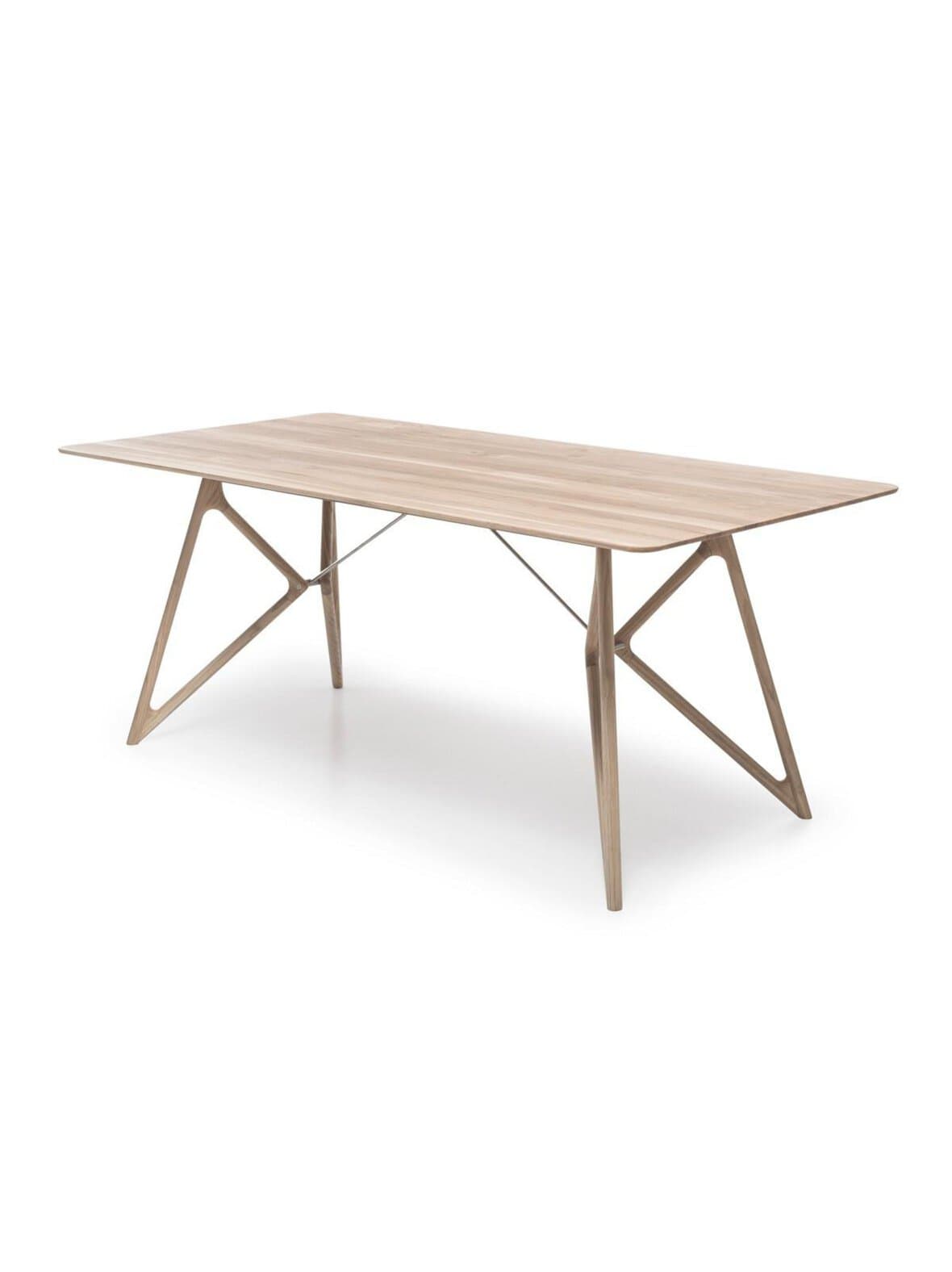 Tink-ruokapöytä valkovahattu tammi 200 x 90 cm – Gazzda