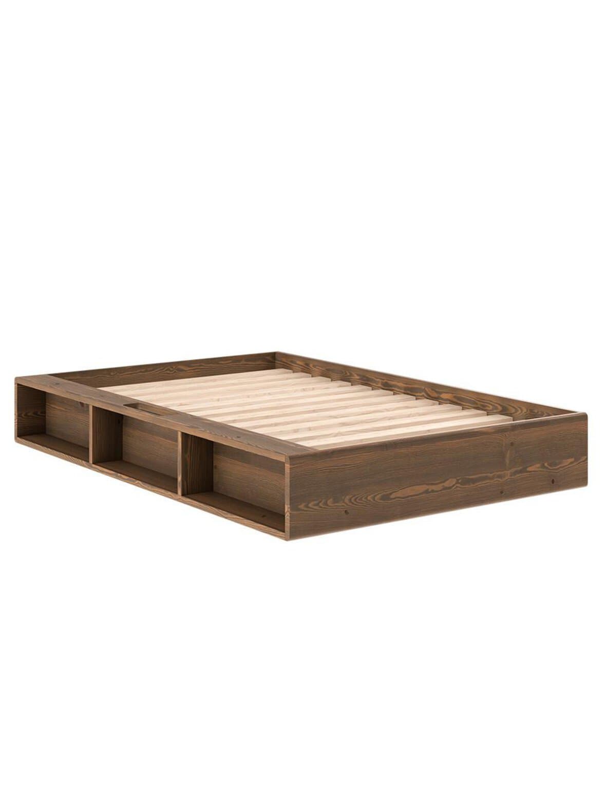 Ziggy-sänkyrunko carob brown 120 x 200 cm – Karup