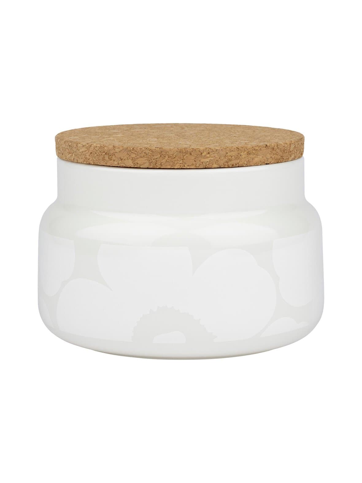 Oiva unikko -purkki, korkkikannella 0.7 l – Marimekko