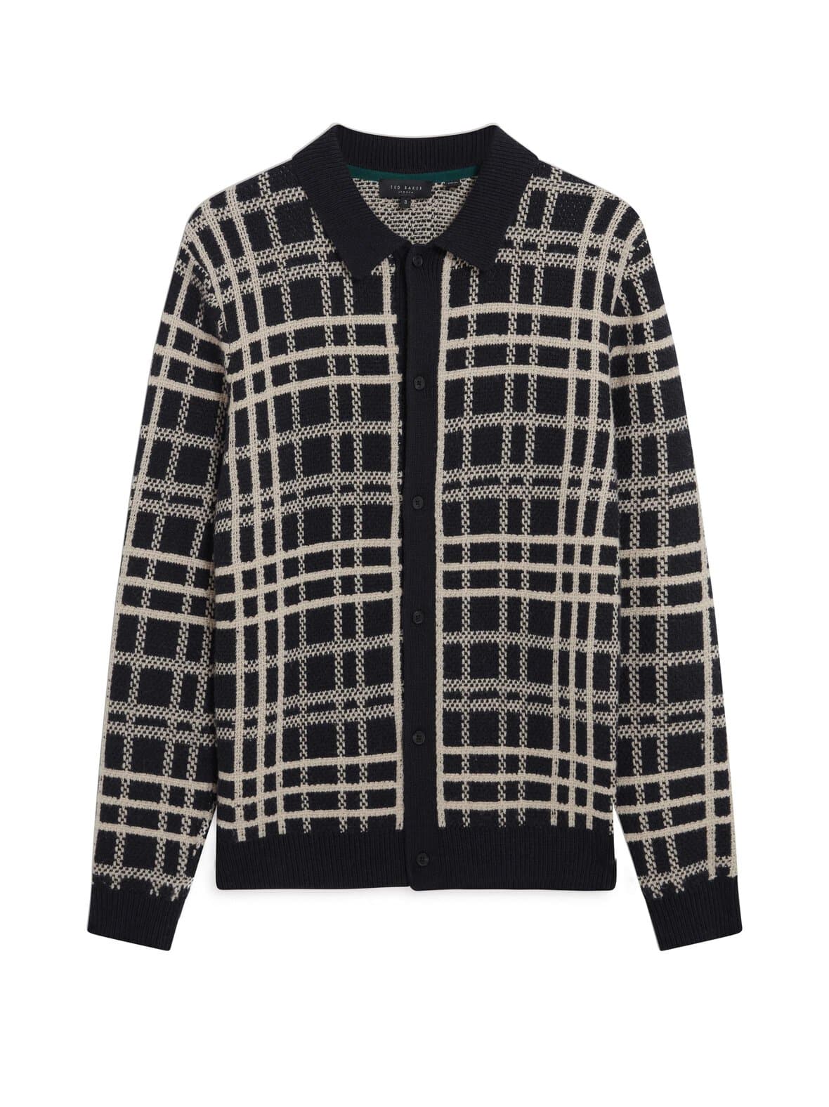 Jovien check button through -pikeeneule – Ted Baker