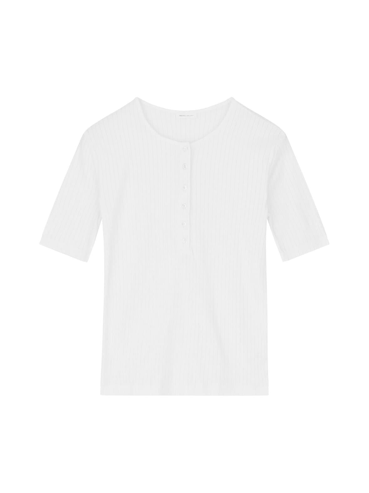 Liv henley tee -trikoopaita – Skall Studio