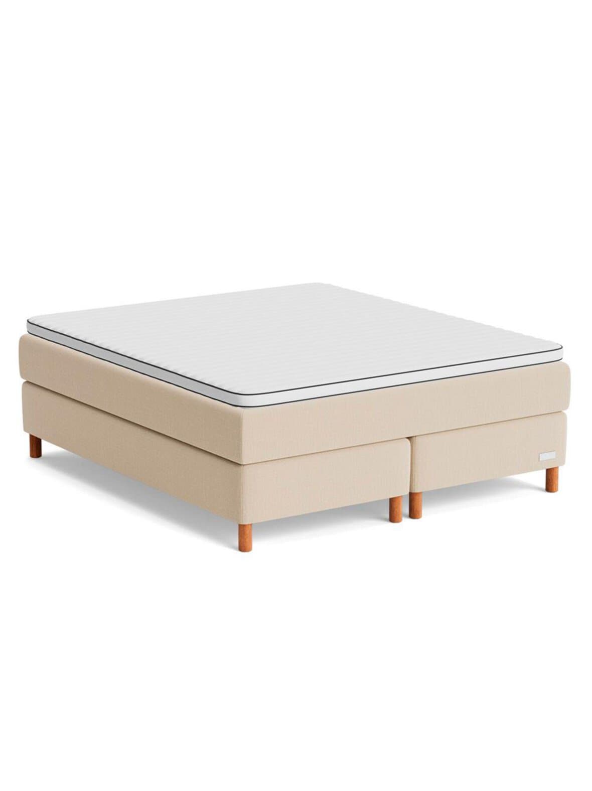 Sandö-sänky wool-kangas beige 160 x 200 cm / medium - firm – Carpe Diem Beds