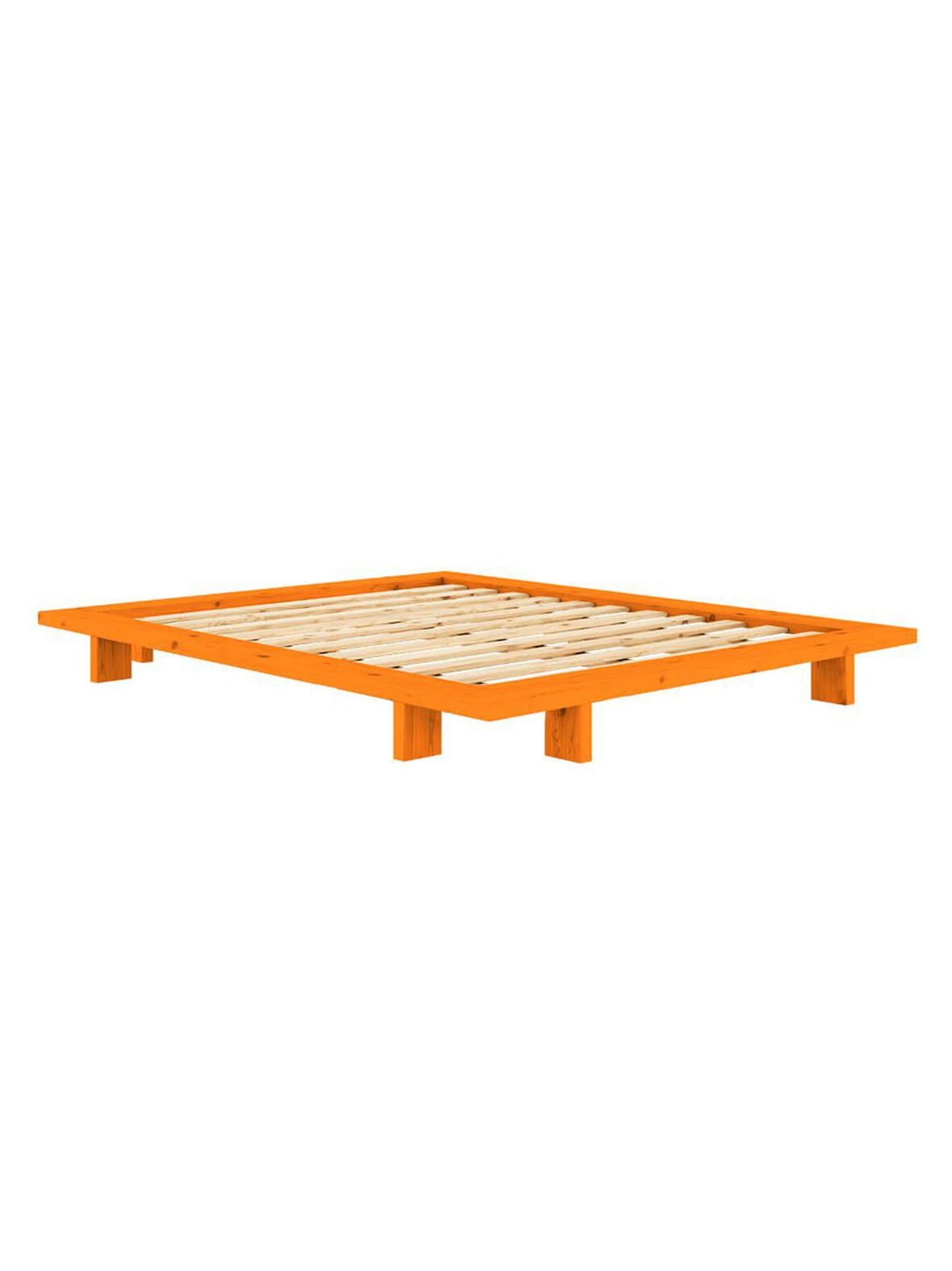 Japan-sänkyrunko solar orange 160 x 200 cm – Karup