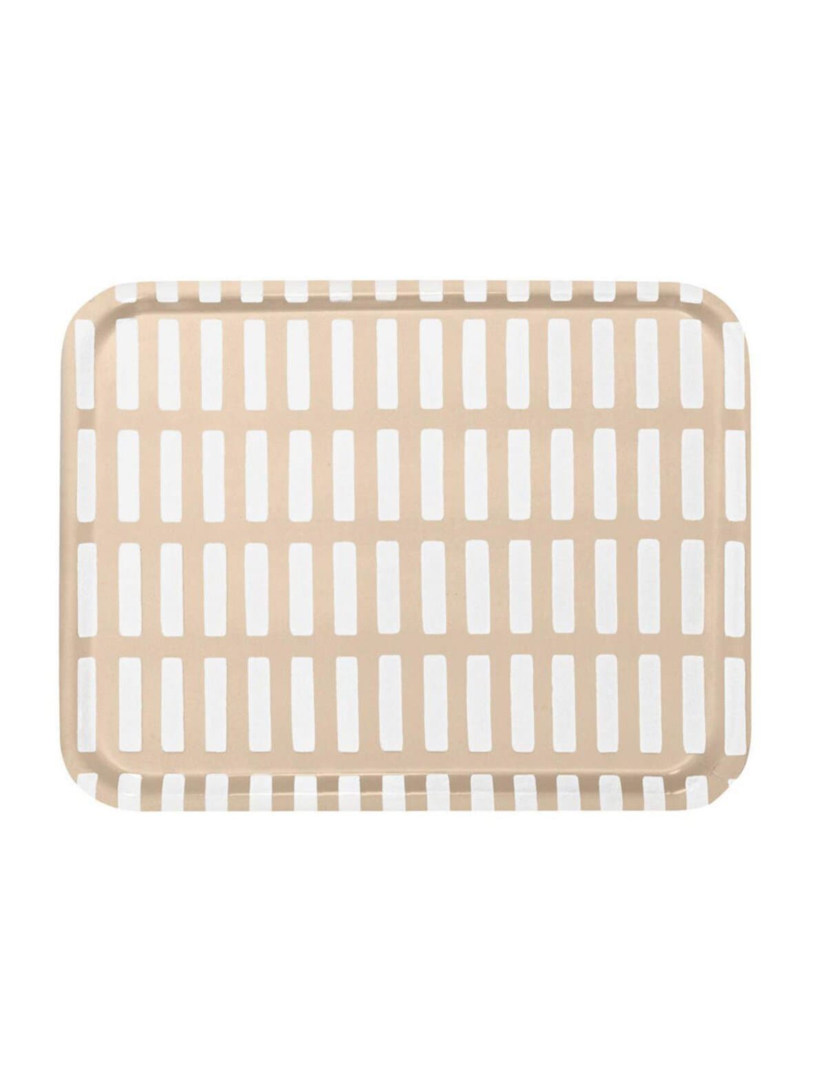 Siena-tarjotin hiekanruskea/valkoinen 43 x 33 cm – Artek