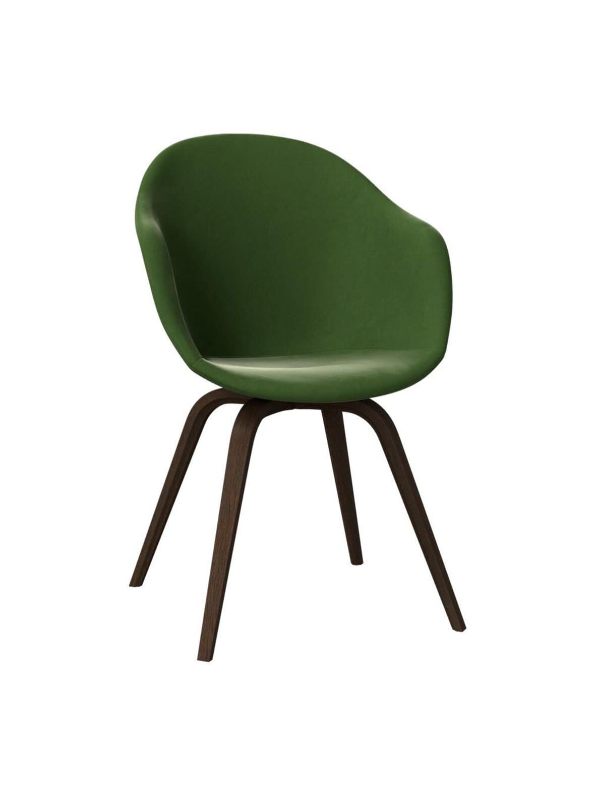 Hauge-tuoli bologna-kangas 3257 oliivinvihreä / tumma tammi – BoConcept