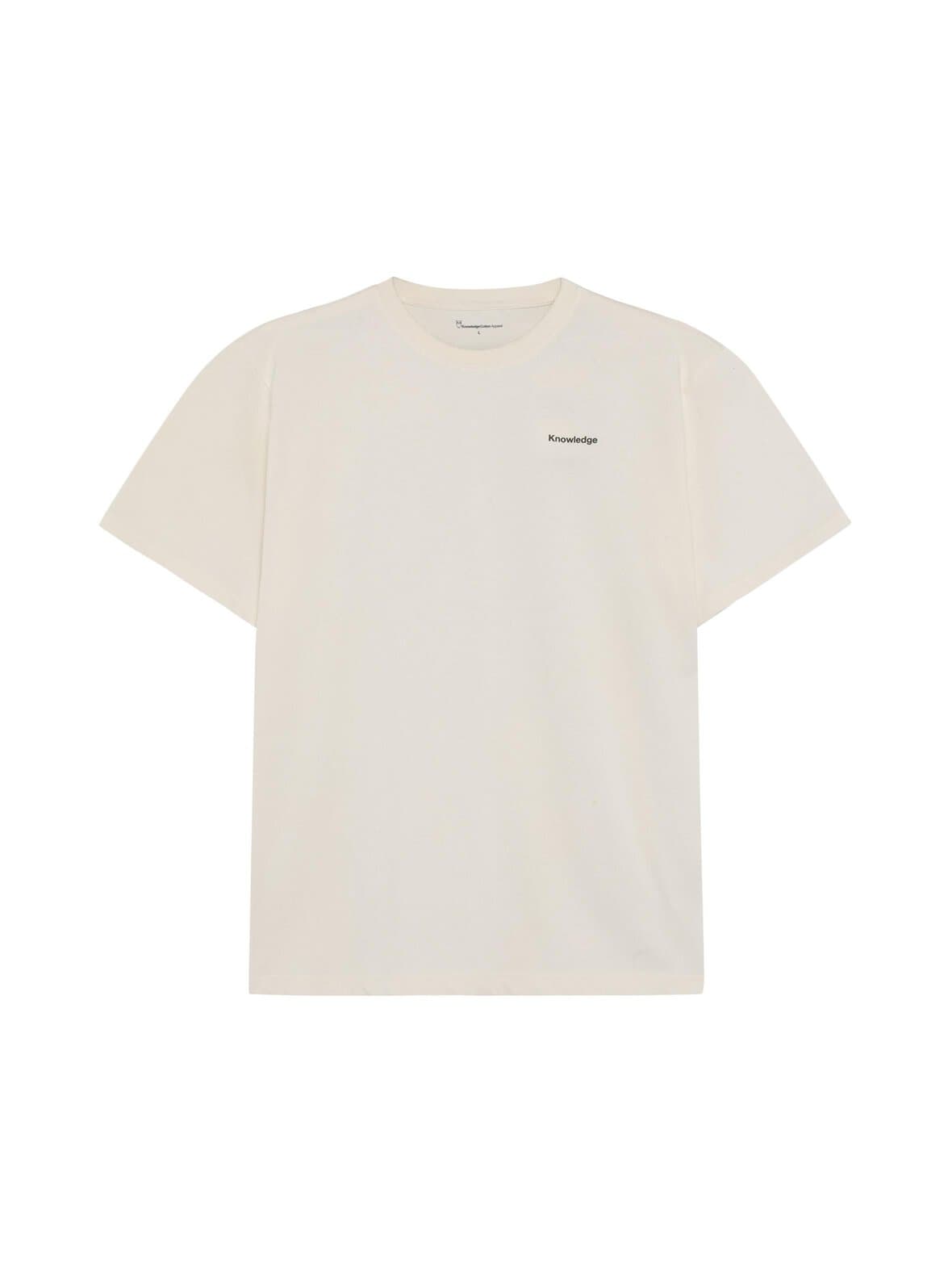 Back print t-paita – Knowledge Cotton Apparel