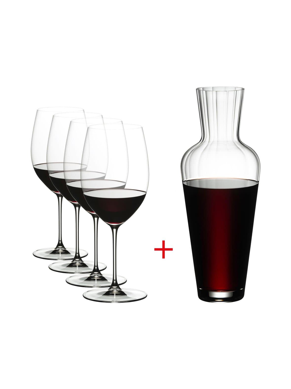 Veritas cabernet/merlot & mosel decanter- punaviinilasi- ja karahvipakkaus – Riedel