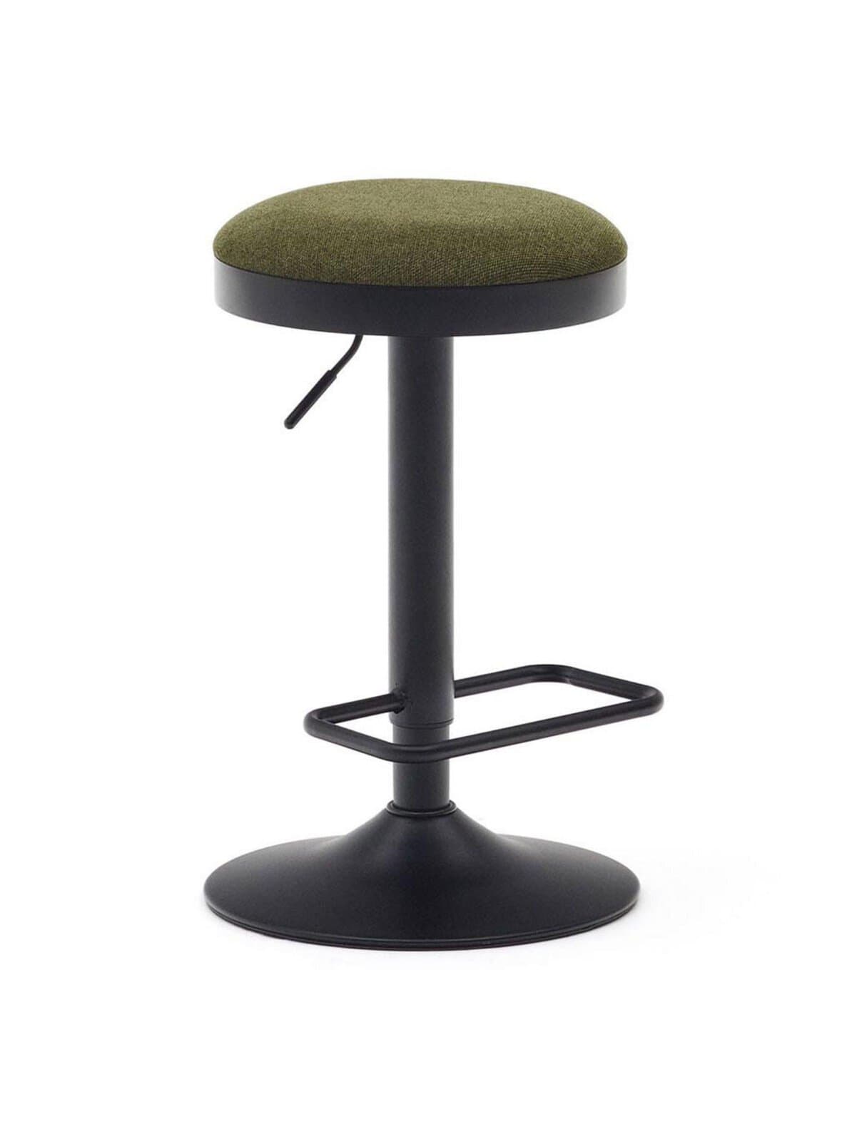 Zaib-baarituoli tummanvihreä/musta 58-80 cm – Kave Home