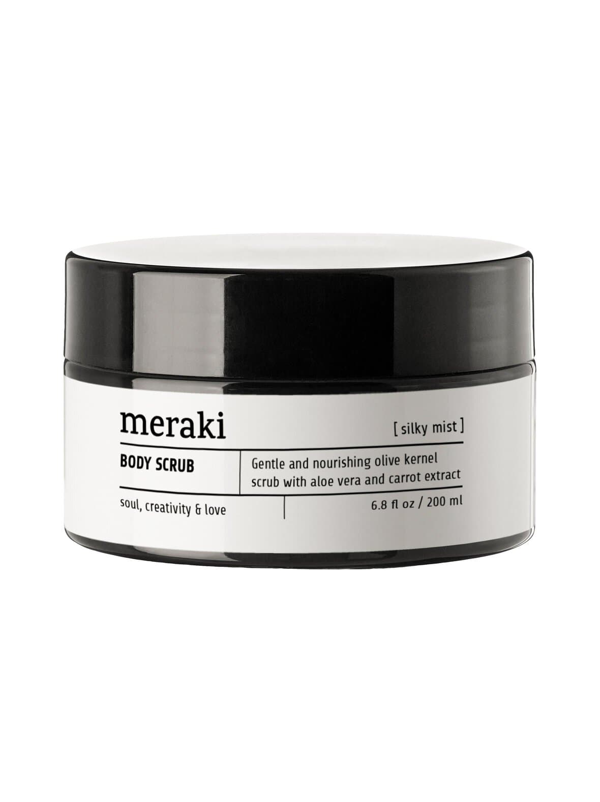 Silky mist body scrub -vartalokuorinta – Meraki
