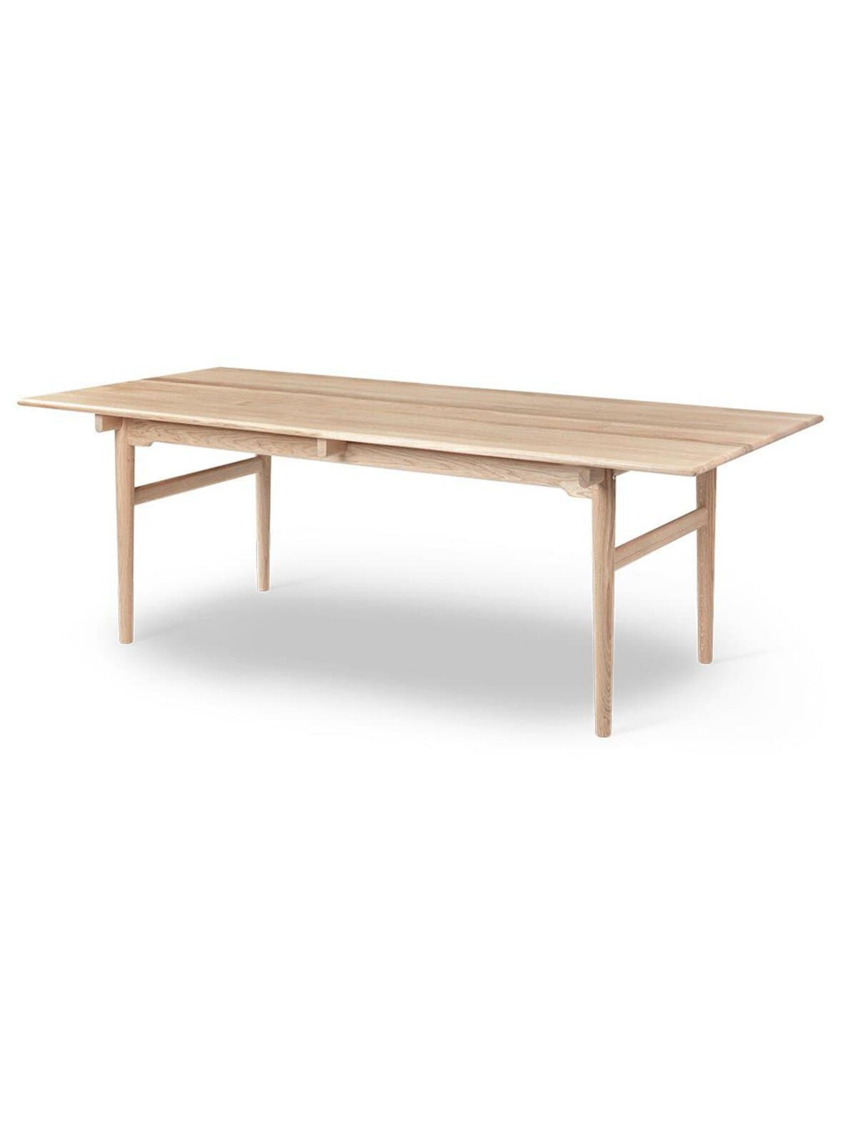 Ch327-ruokapöytä valkoöljytty tammi 248 x 95 cm – Carl Hansen & Son
