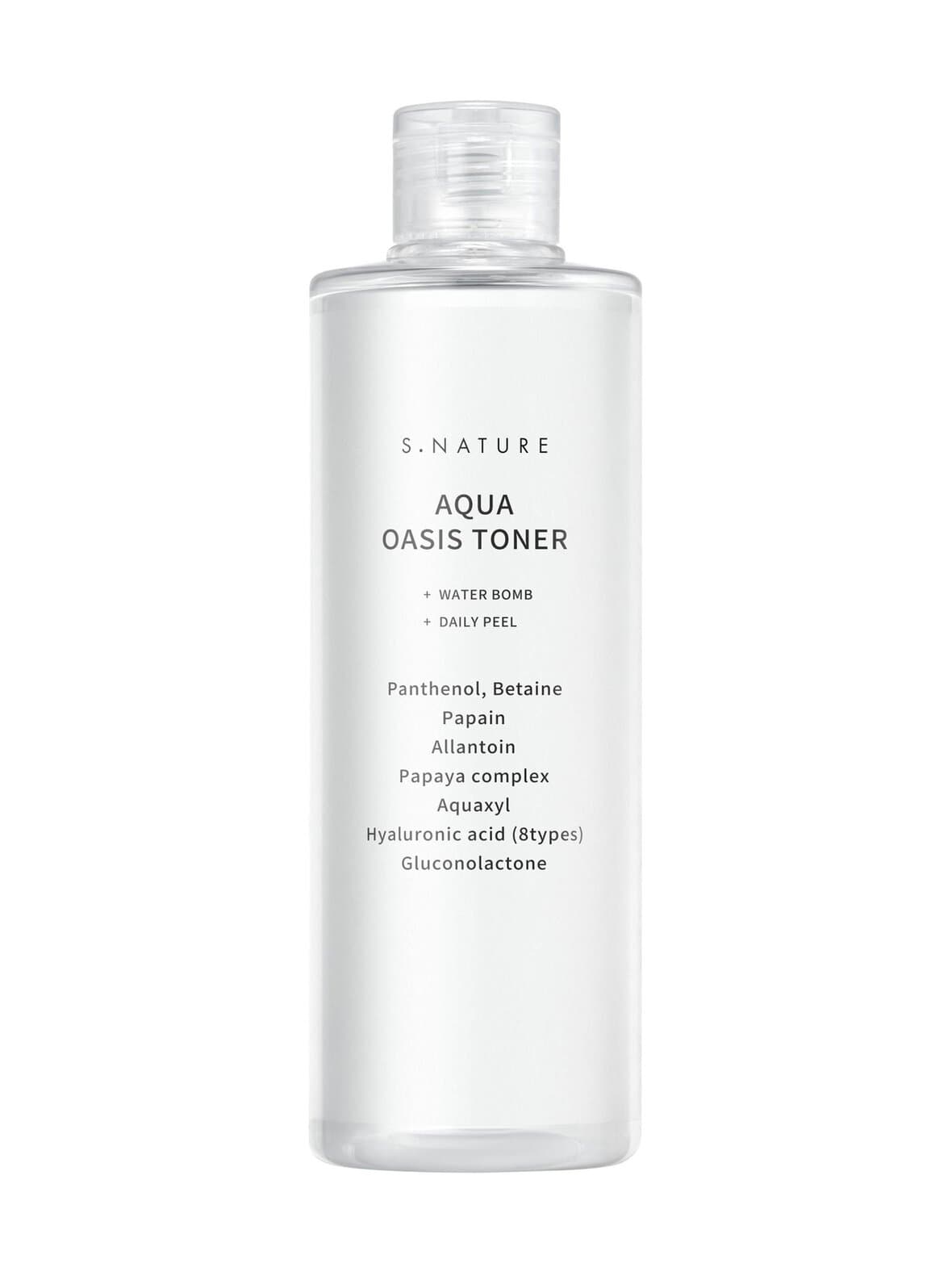 Aqua oasis toner -kasvovesi – S.NATURE