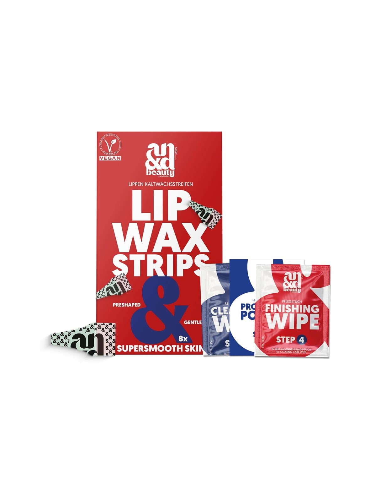 Lip wax strips -vahaliuska 8 kpl. – A.N.D. Beauty