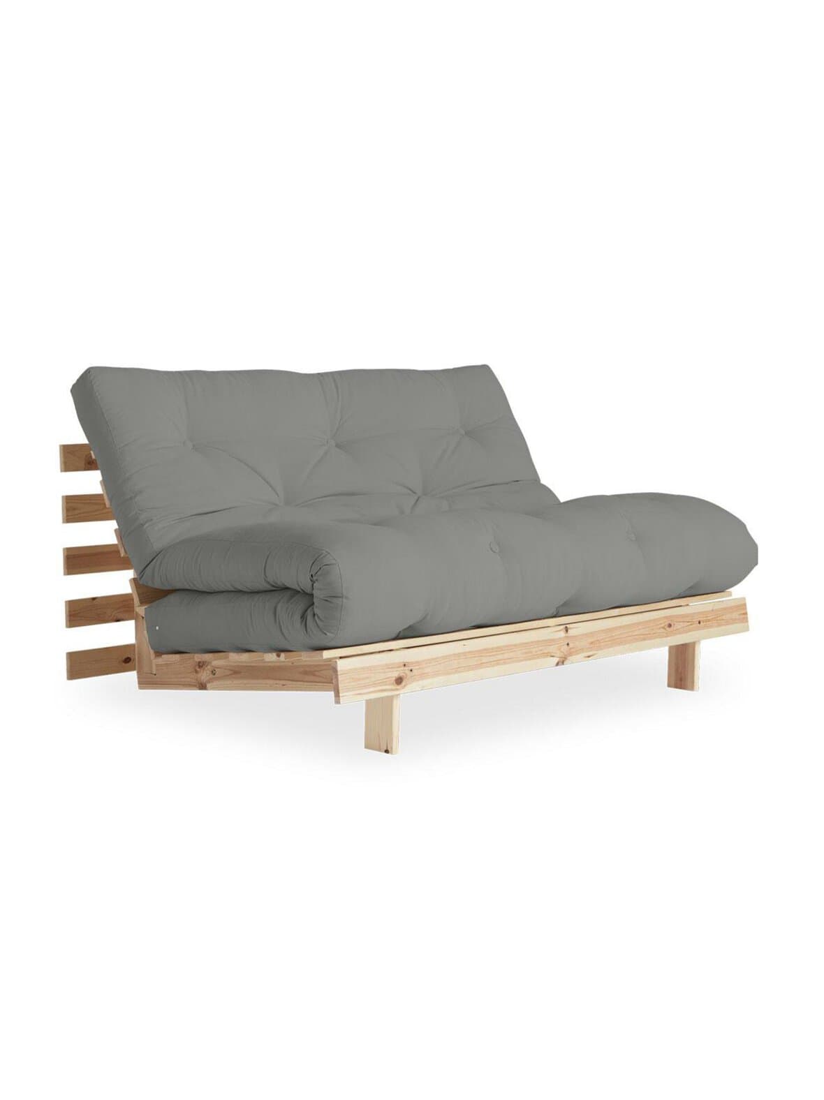 Roots-futonsohva grey/mänty l 140 cm – Karup