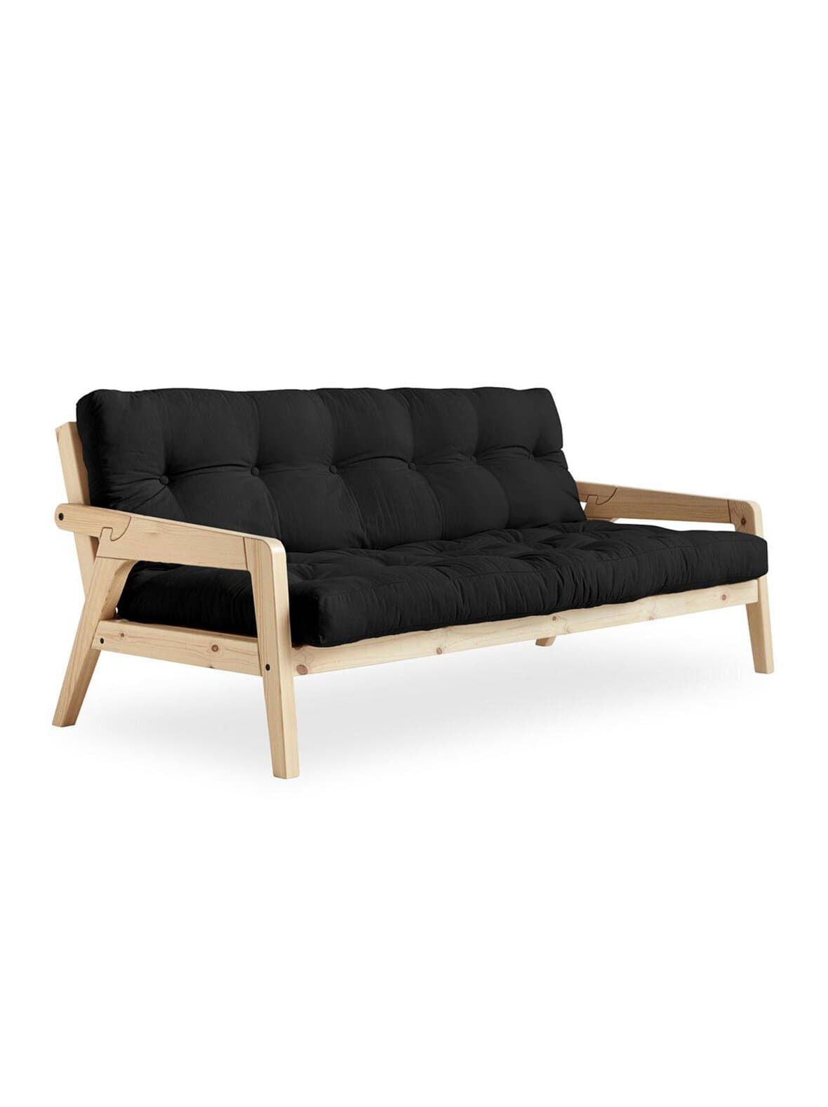 Grab-futonsohva dark grey/mänty l 200 cm – Karup