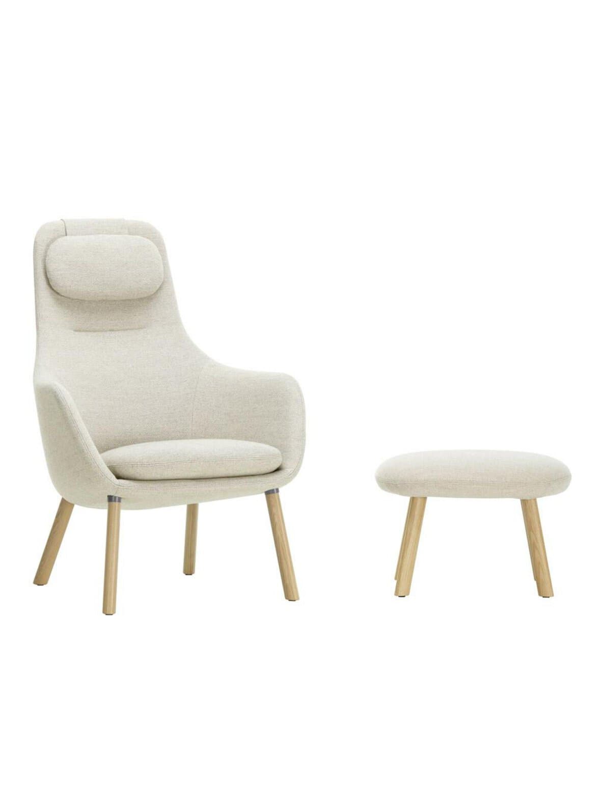 Hal-nojatuoli ja rahi beige/grey – Vitra