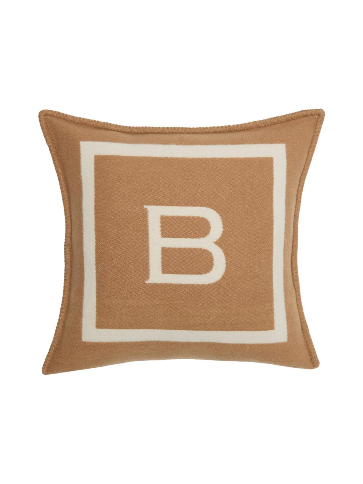B-logo- tyynynpäällinen villa-kashmirista 50 x 50 cm – Balmuir