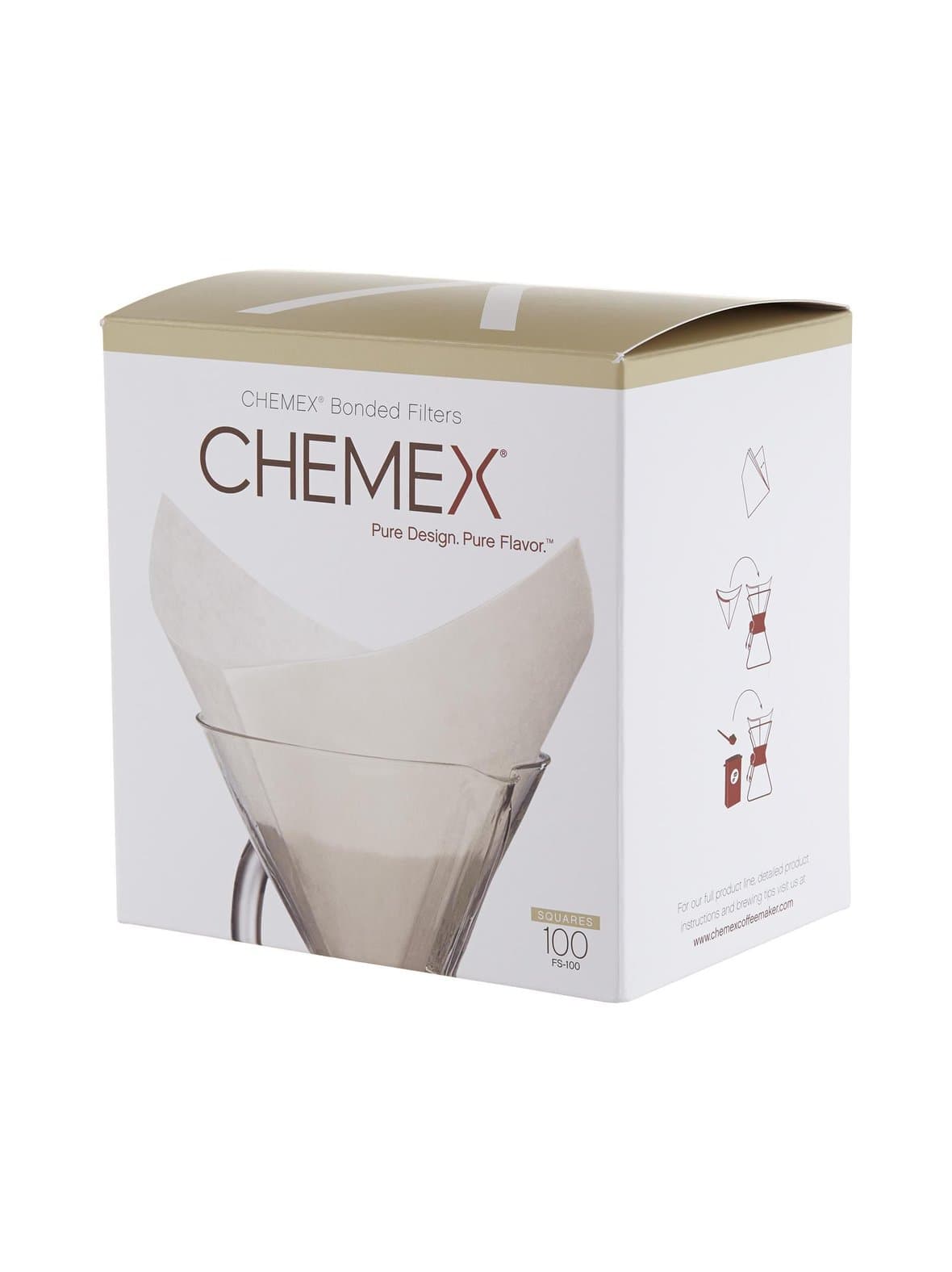 Suodatinpaperit kuuden kupin keittimeen 100 kpl – Chemex