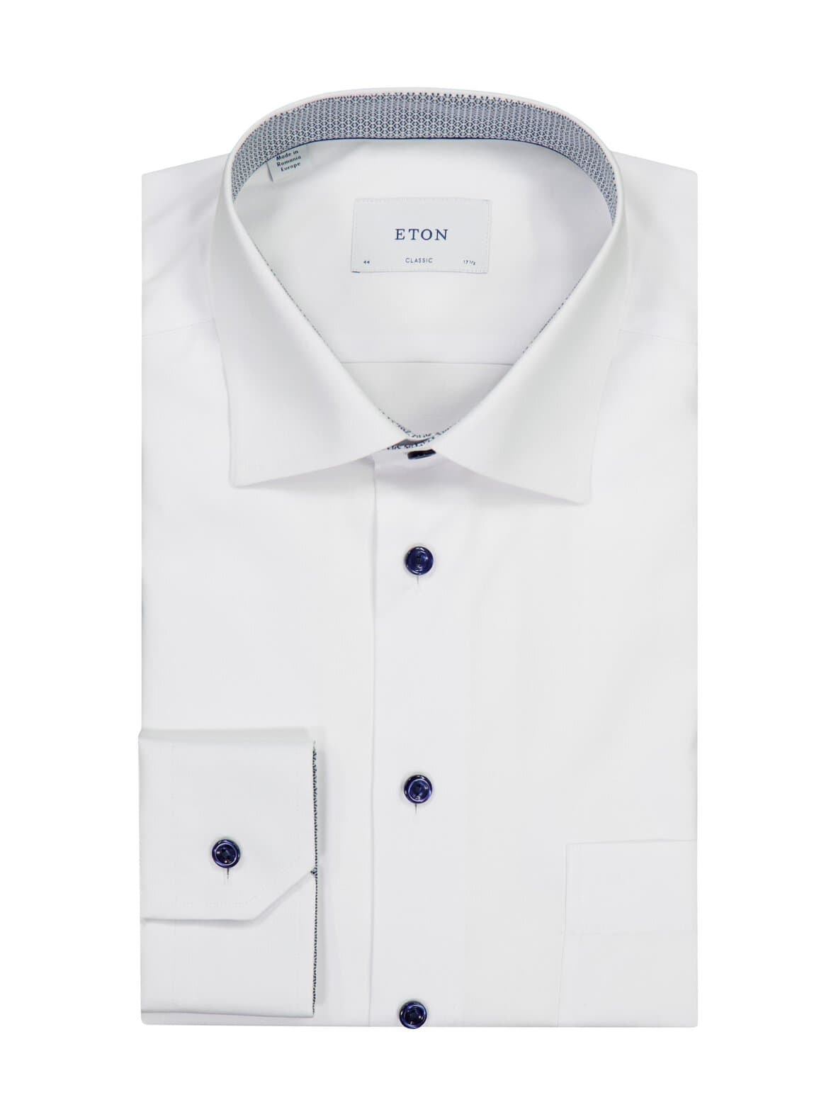 Geometric effect classic fit -kauluspaita – Eton