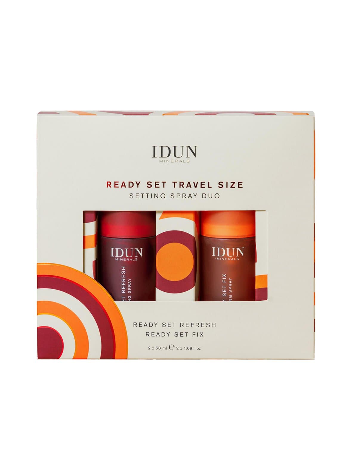 Setting spray travel size duo -meikinkiinnityssuihke, 2x50ml – Idun Minerals