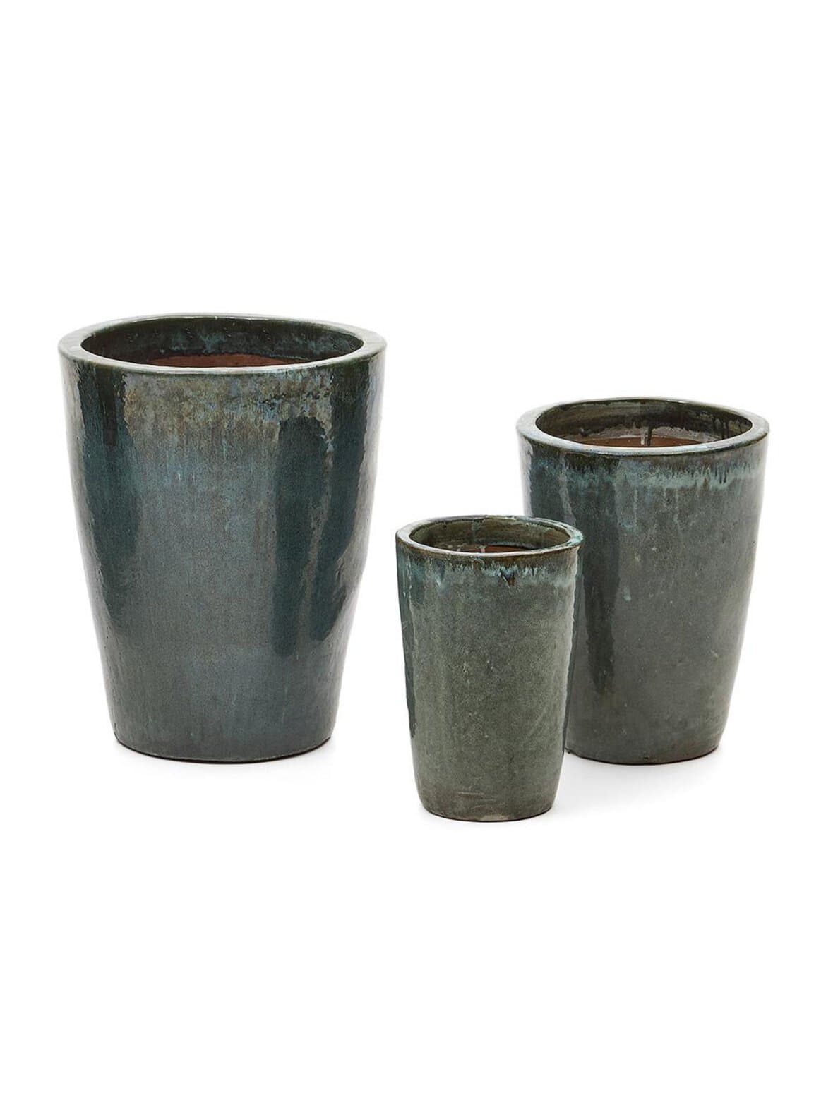 Rotja-ruukut 3 kpl tummansininen – Kave Home