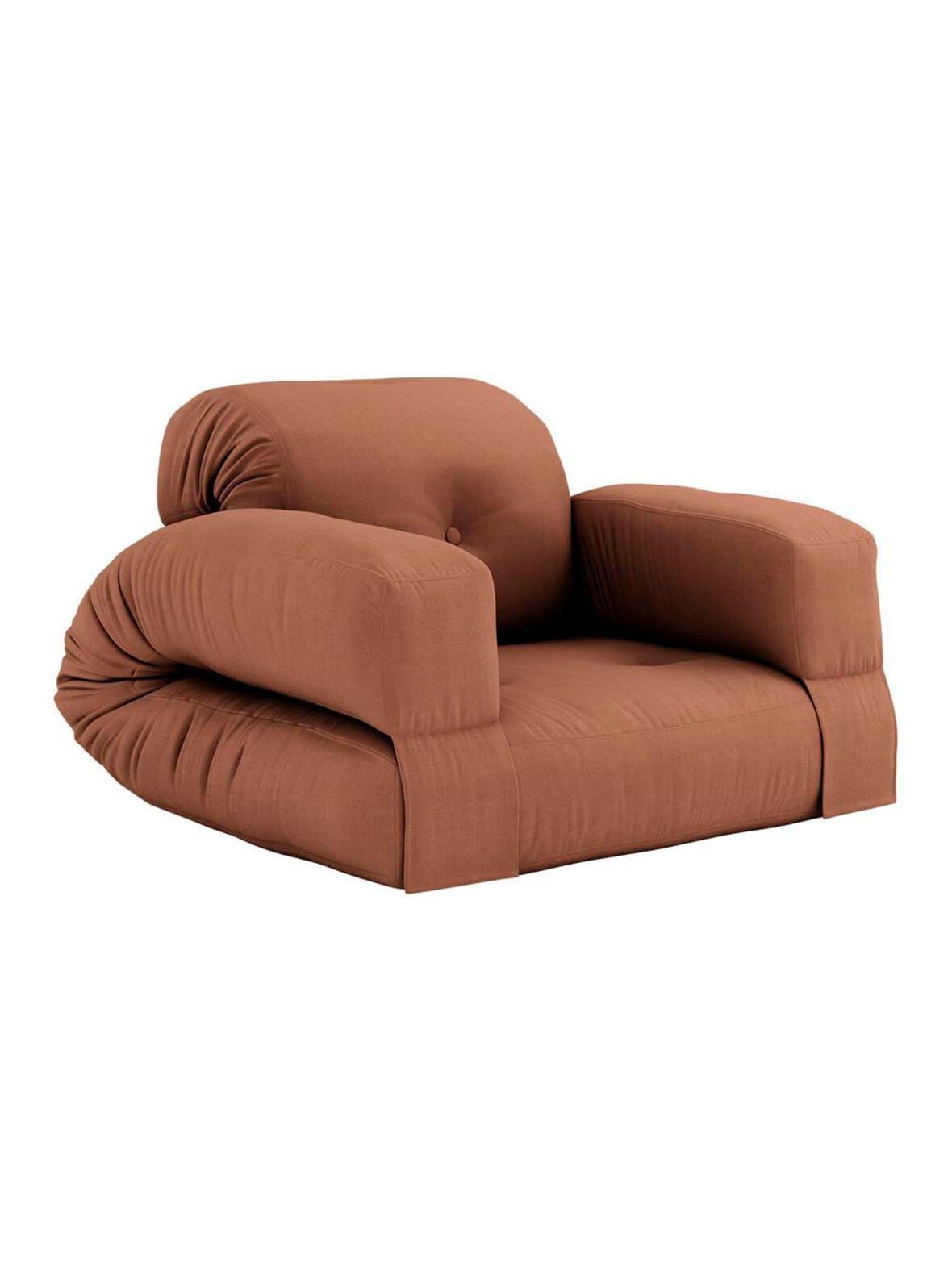 Hippo-futontuoli clay brown – Karup