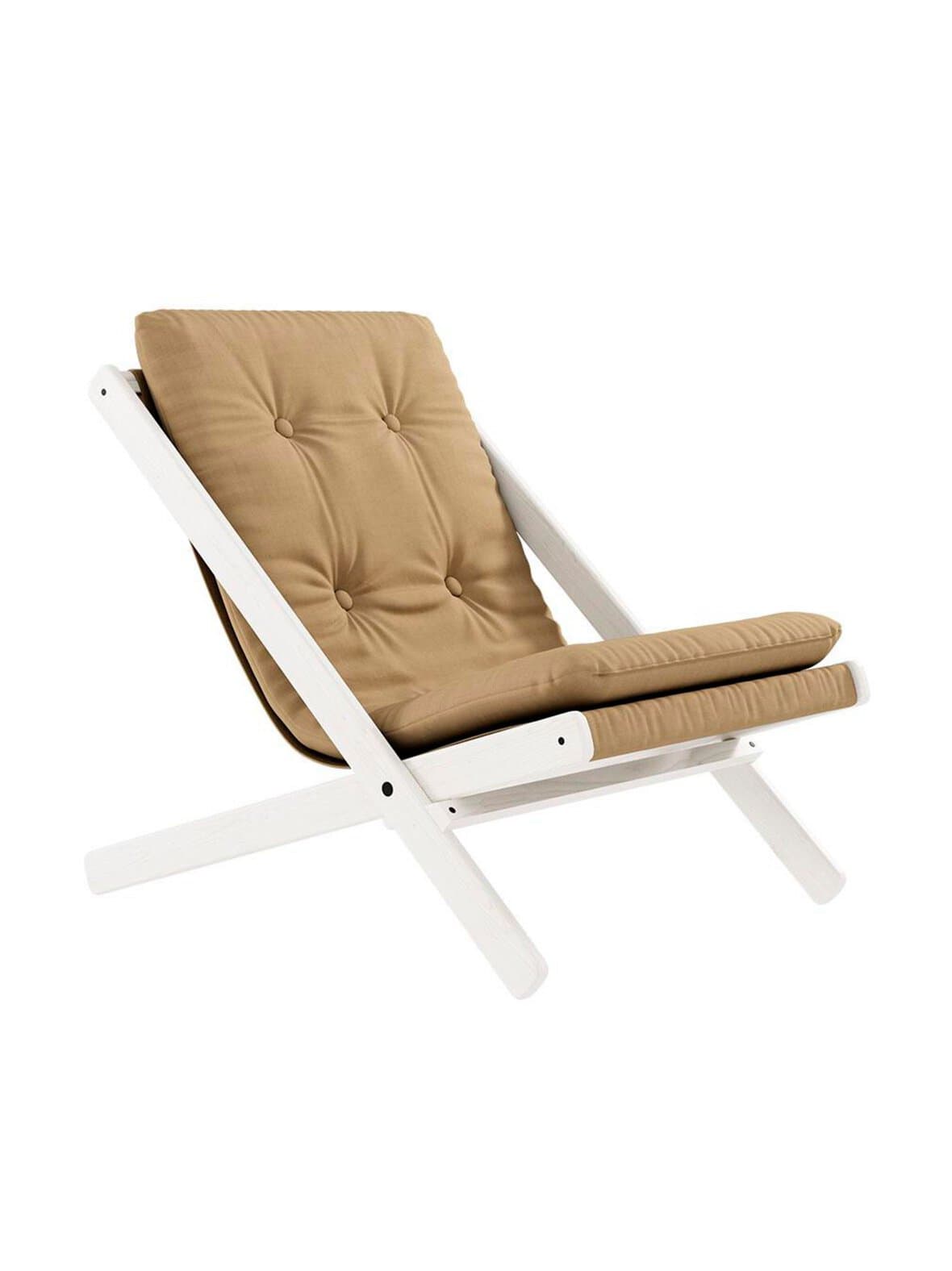 Boogie-nojatuoli wheat beige/white – Karup