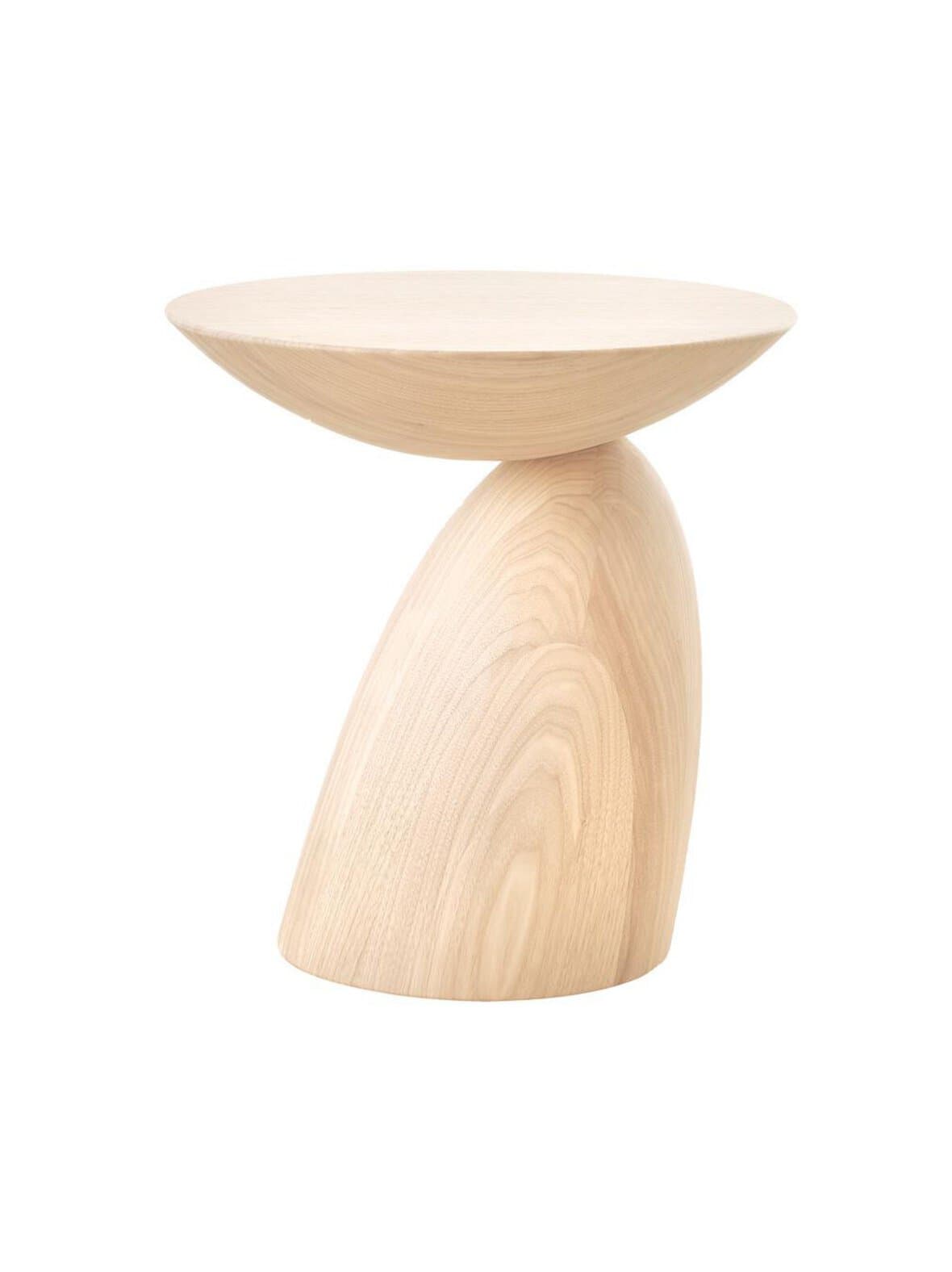 Wooden parabel -pöytä luonnonvärinen ⌀ 43 cm – Studio Eero Aarnio