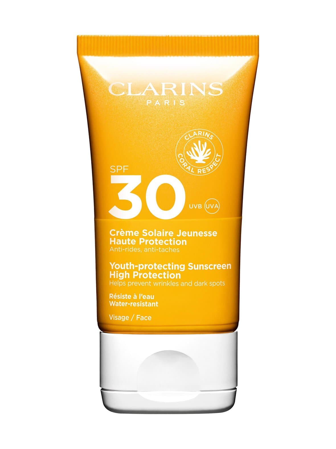 Youth-protecting sunscreen spf 30 for face -aurinkosuojavoide – Clarins